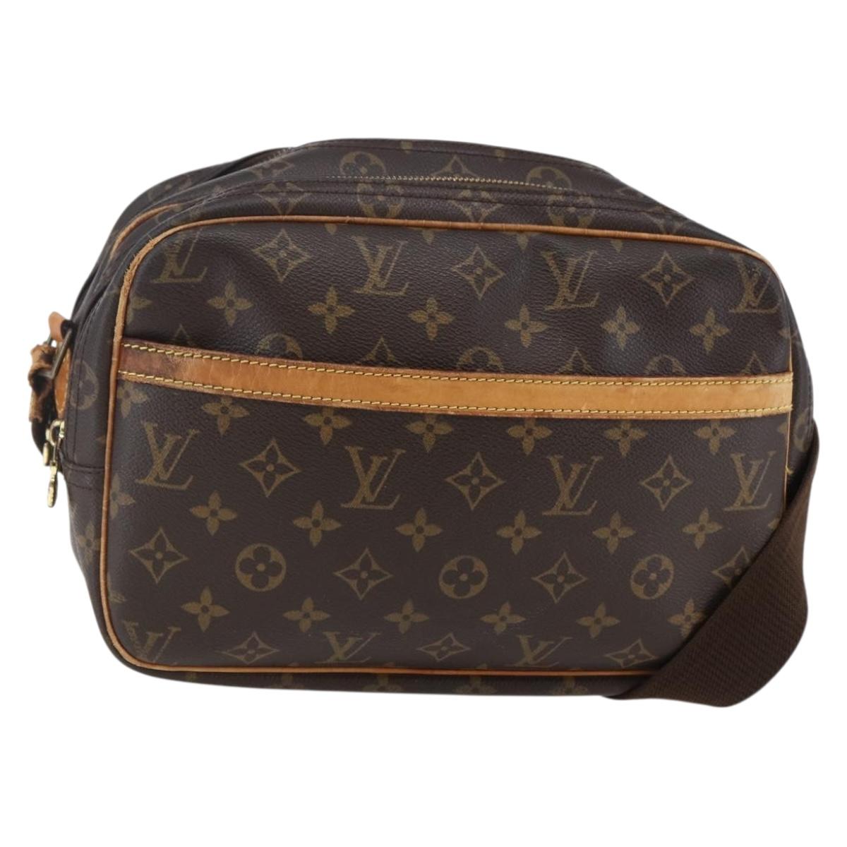LOUIS VUITTON Monogram Reporter PM Shoulder Bag M45254 LV Auth bs29782