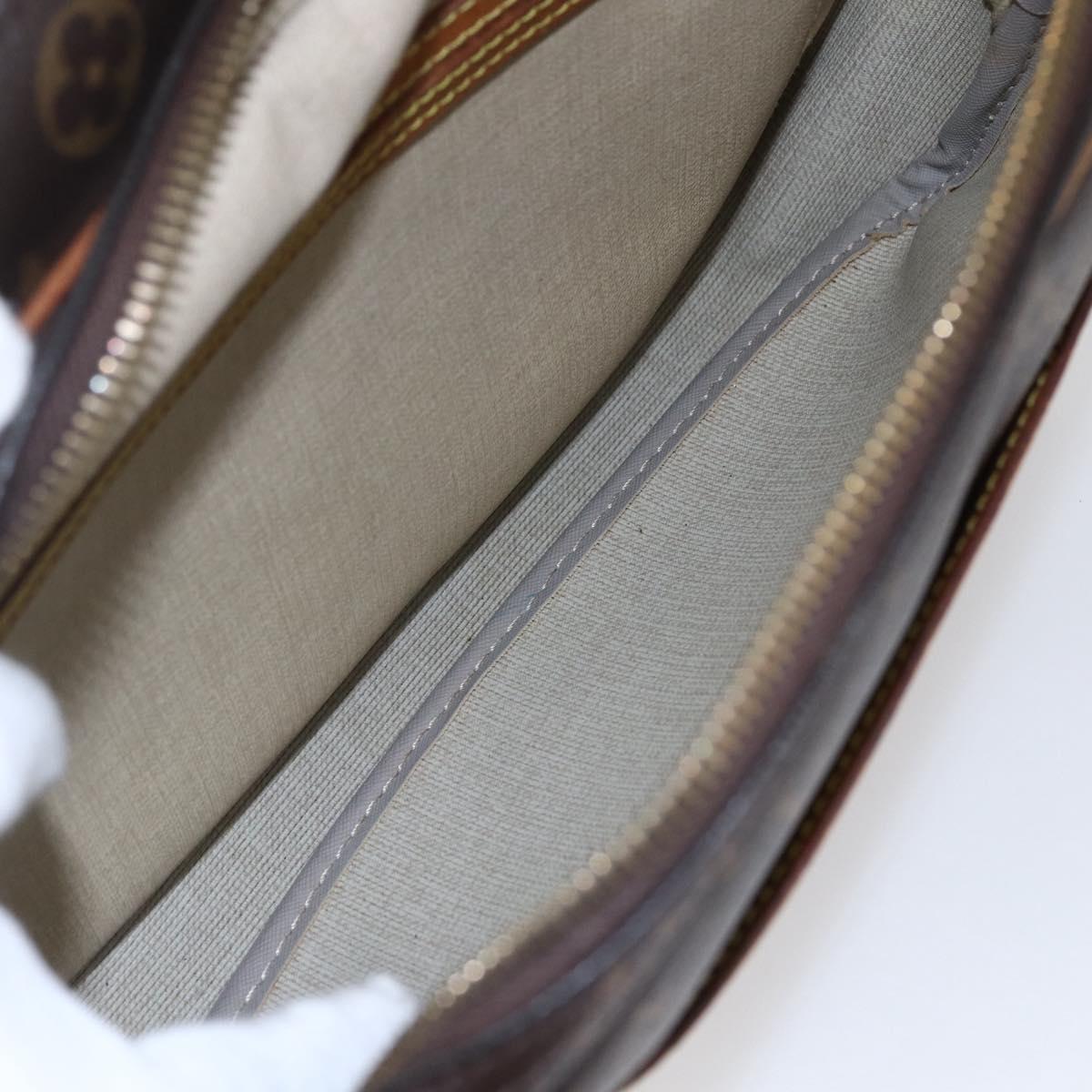 LOUIS VUITTON Monogram Reporter PM Shoulder Bag M45254 LV Auth bs29782