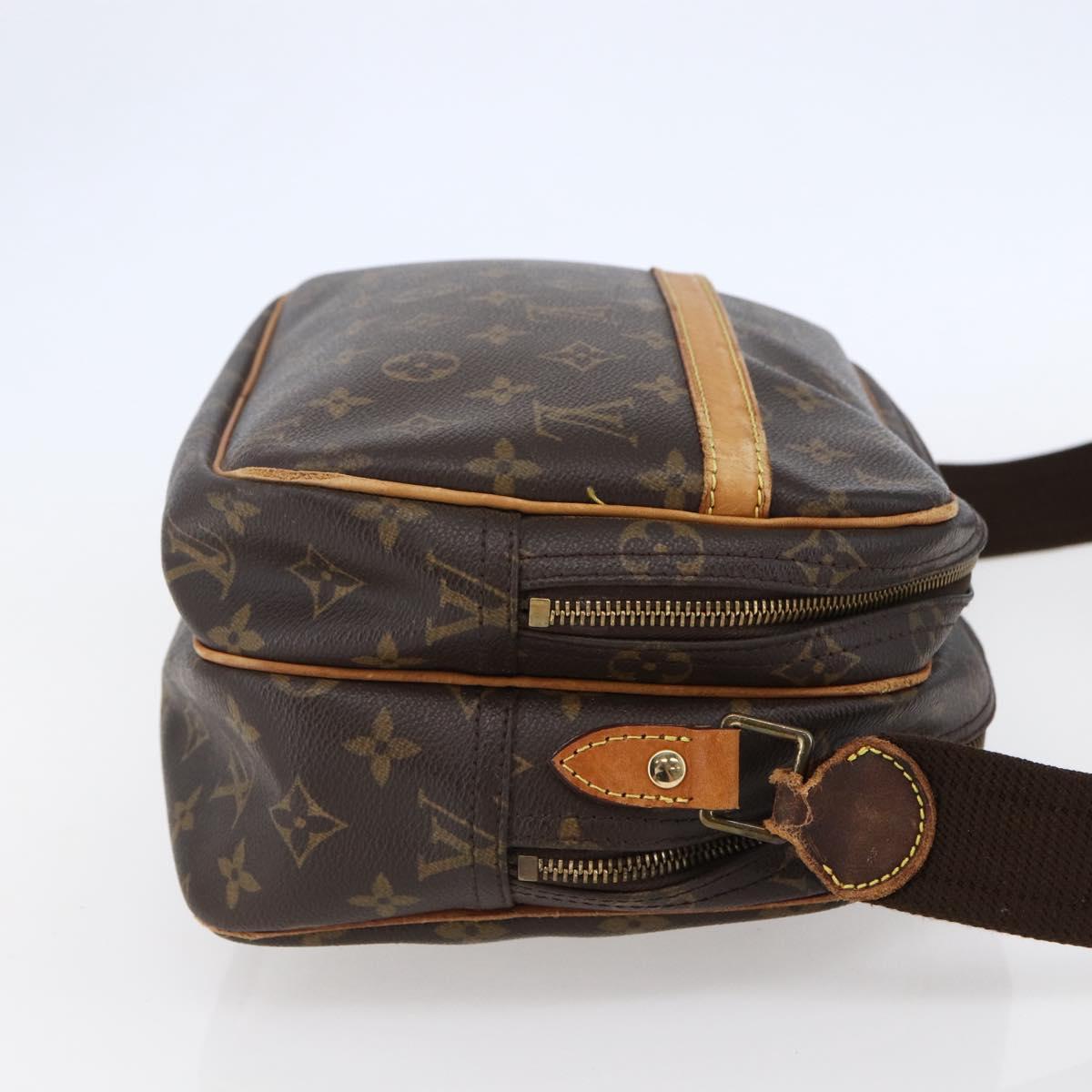 LOUIS VUITTON Monogram Reporter PM Shoulder Bag M45254 LV Auth bs29782