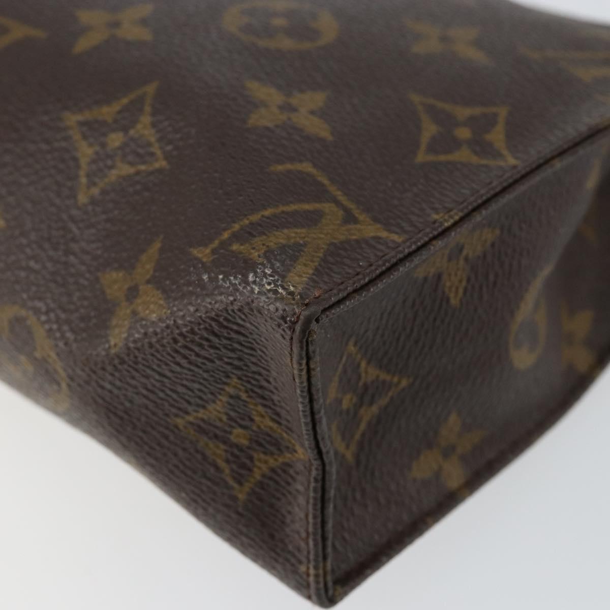 LOUIS VUITTON Monogram Posh Toilette 19 Pouch M47544 LV Auth bs29787