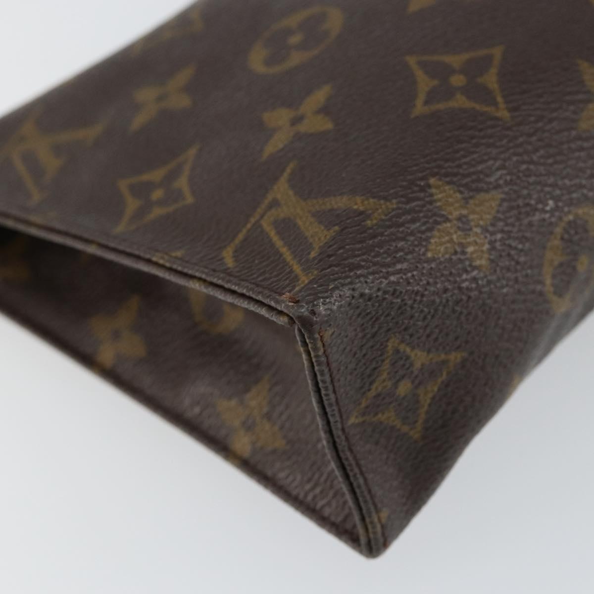 LOUIS VUITTON Monogram Posh Toilette 19 Pouch M47544 LV Auth bs29787