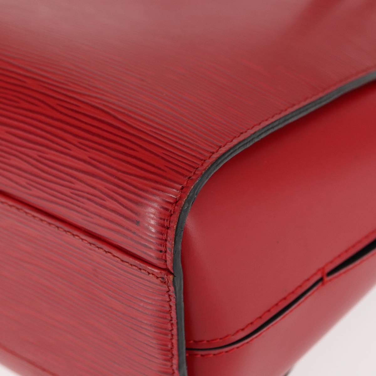 LOUIS VUITTON Epi Duplex Tote Bag Red M52427 LV Auth bs29794