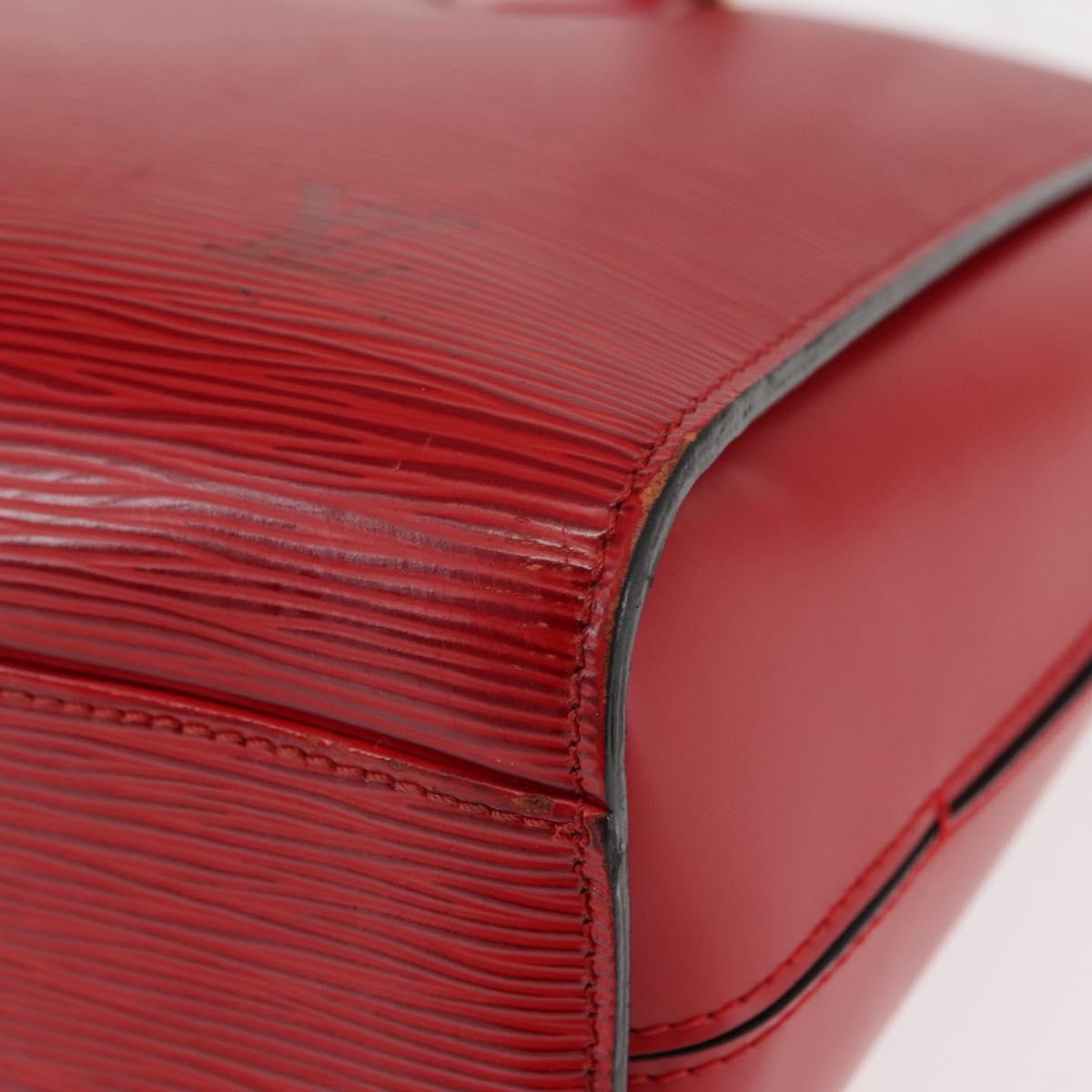 LOUIS VUITTON Epi Duplex Tote Bag Red M52427 LV Auth bs29794
