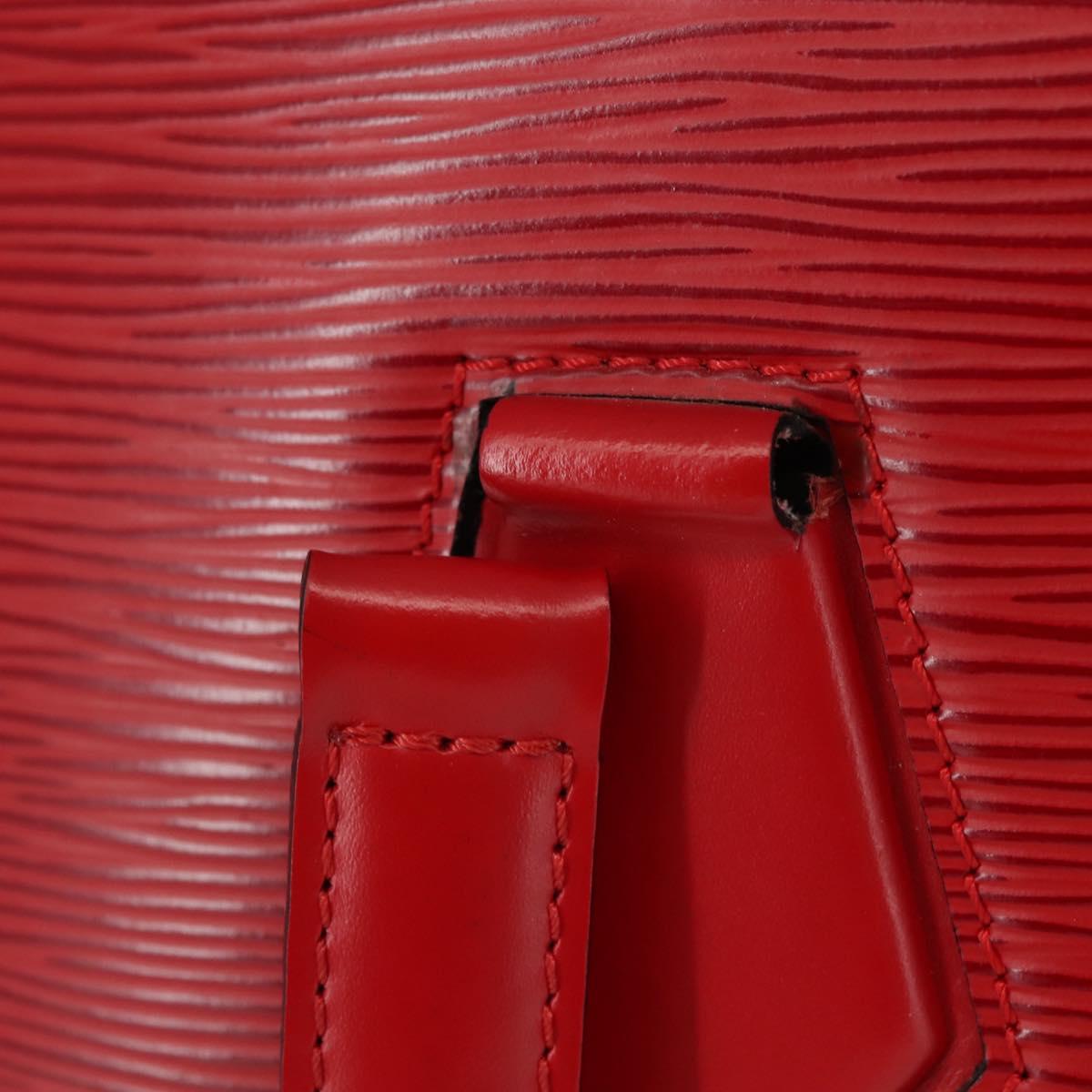 LOUIS VUITTON Epi Duplex Tote Bag Red M52427 LV Auth bs29794