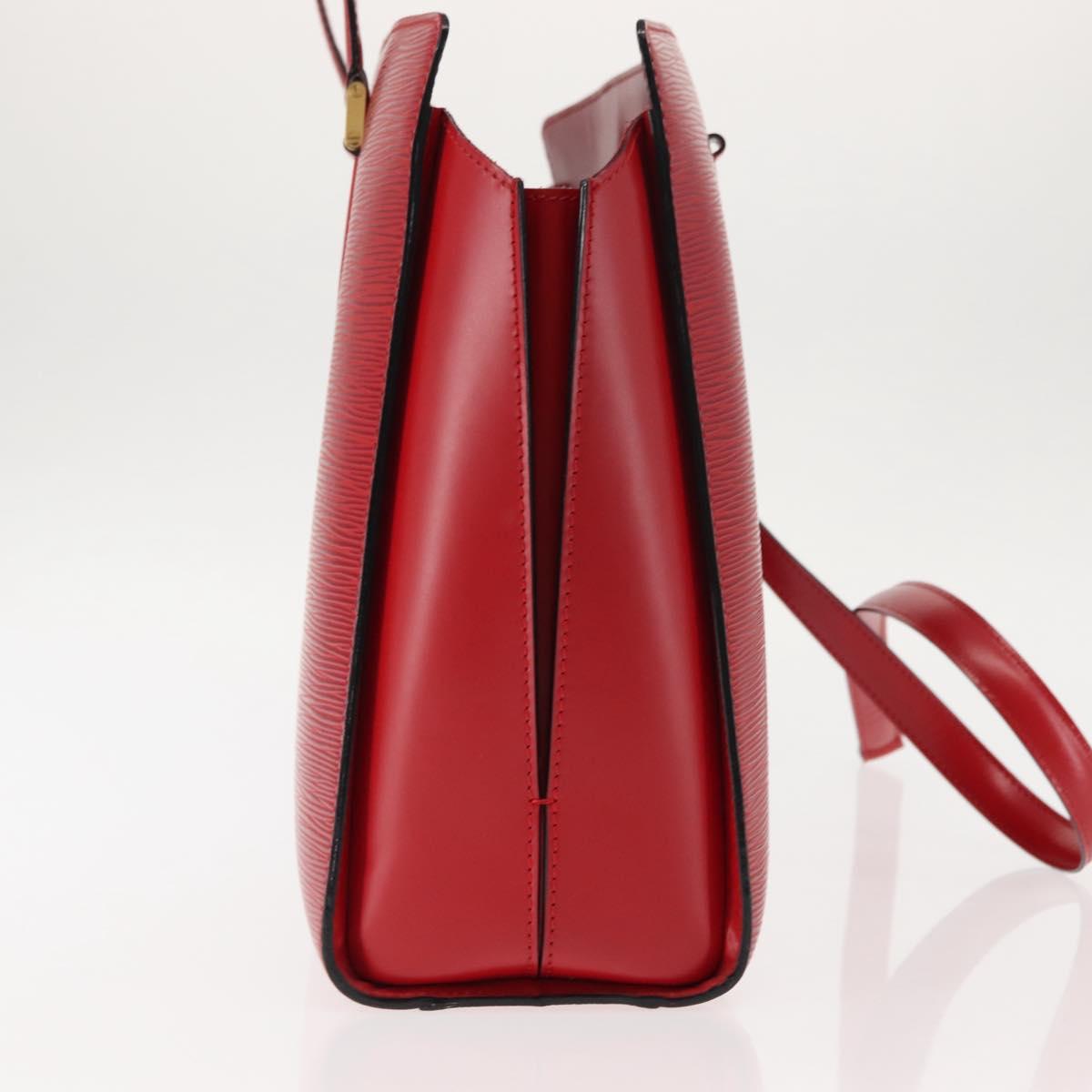 LOUIS VUITTON Epi Duplex Tote Bag Red M52427 LV Auth bs29794