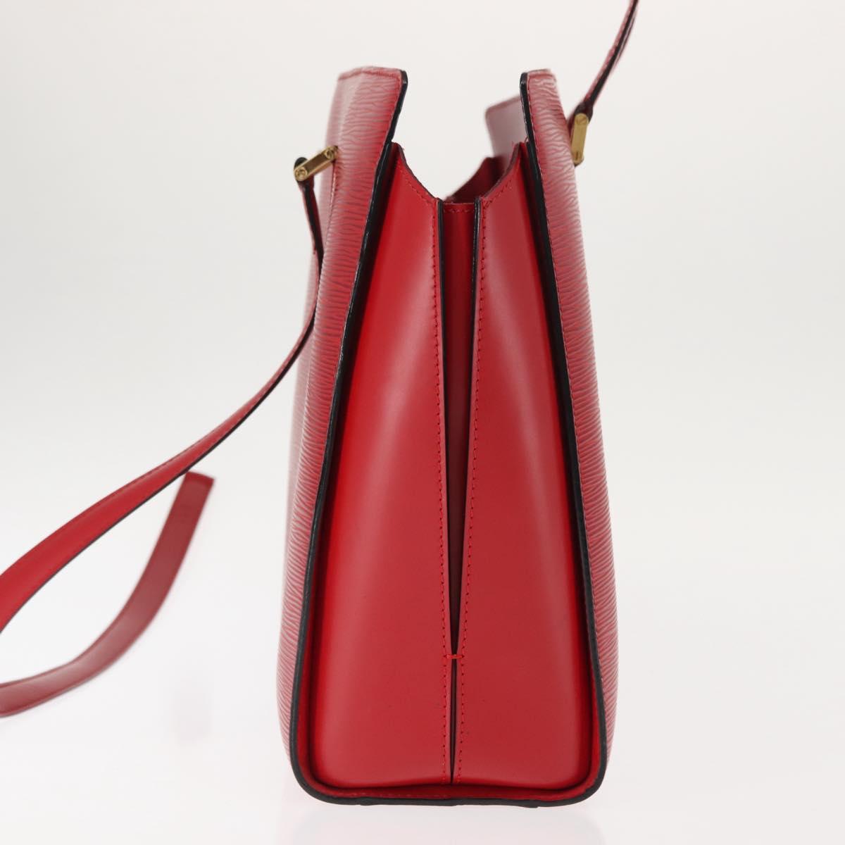 LOUIS VUITTON Epi Duplex Tote Bag Red M52427 LV Auth bs29794