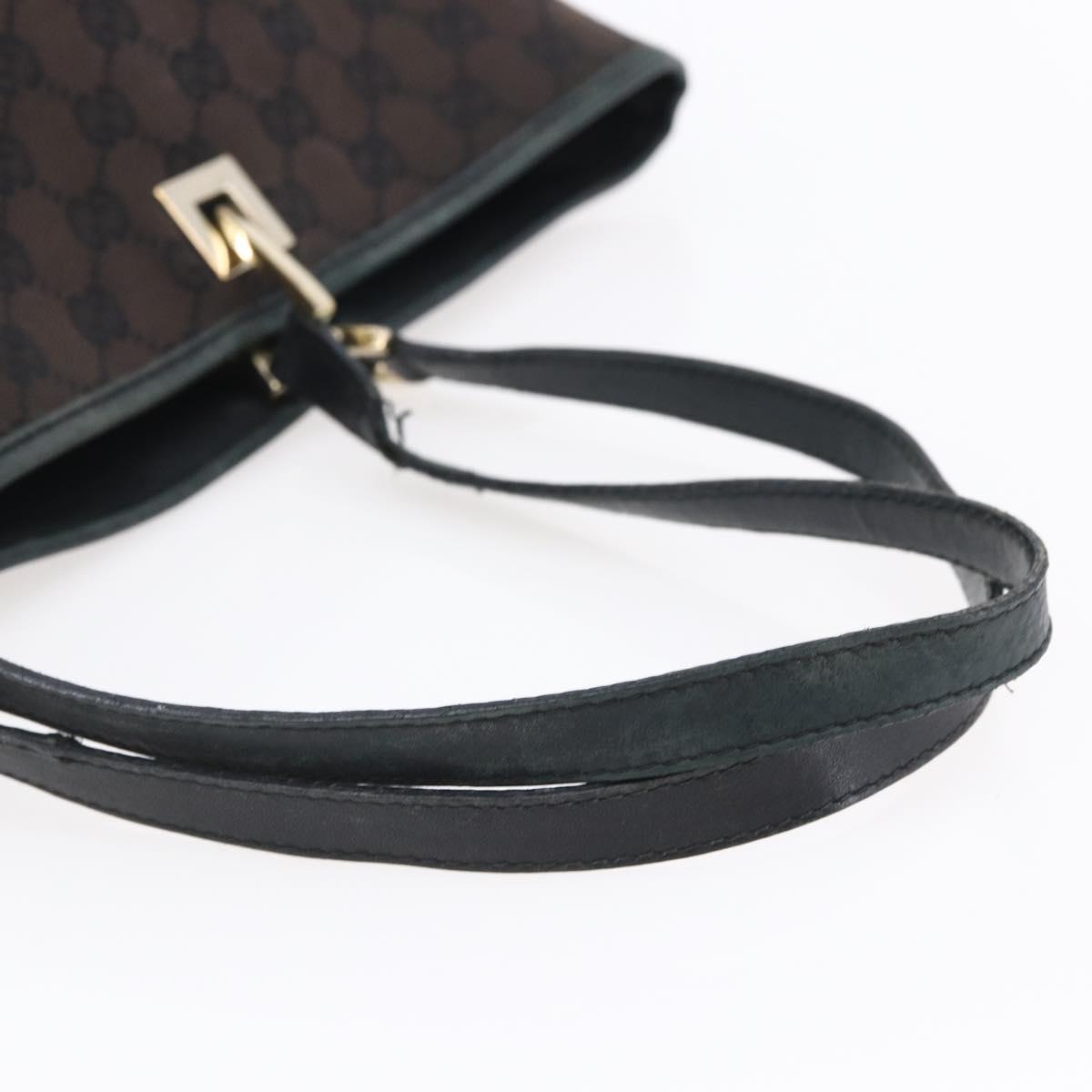 GUCCI GG Canvas Tote Bag Brown Gold 002 1099 Auth bs29801