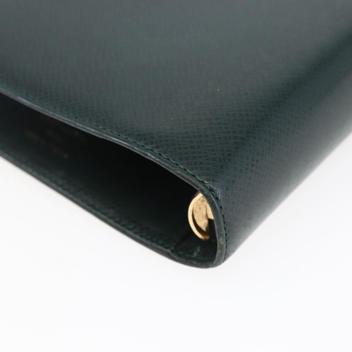 LOUIS VUITTON Taiga Agenda MM Day Planner Cover Epicea R20403 LV Auth bs29802