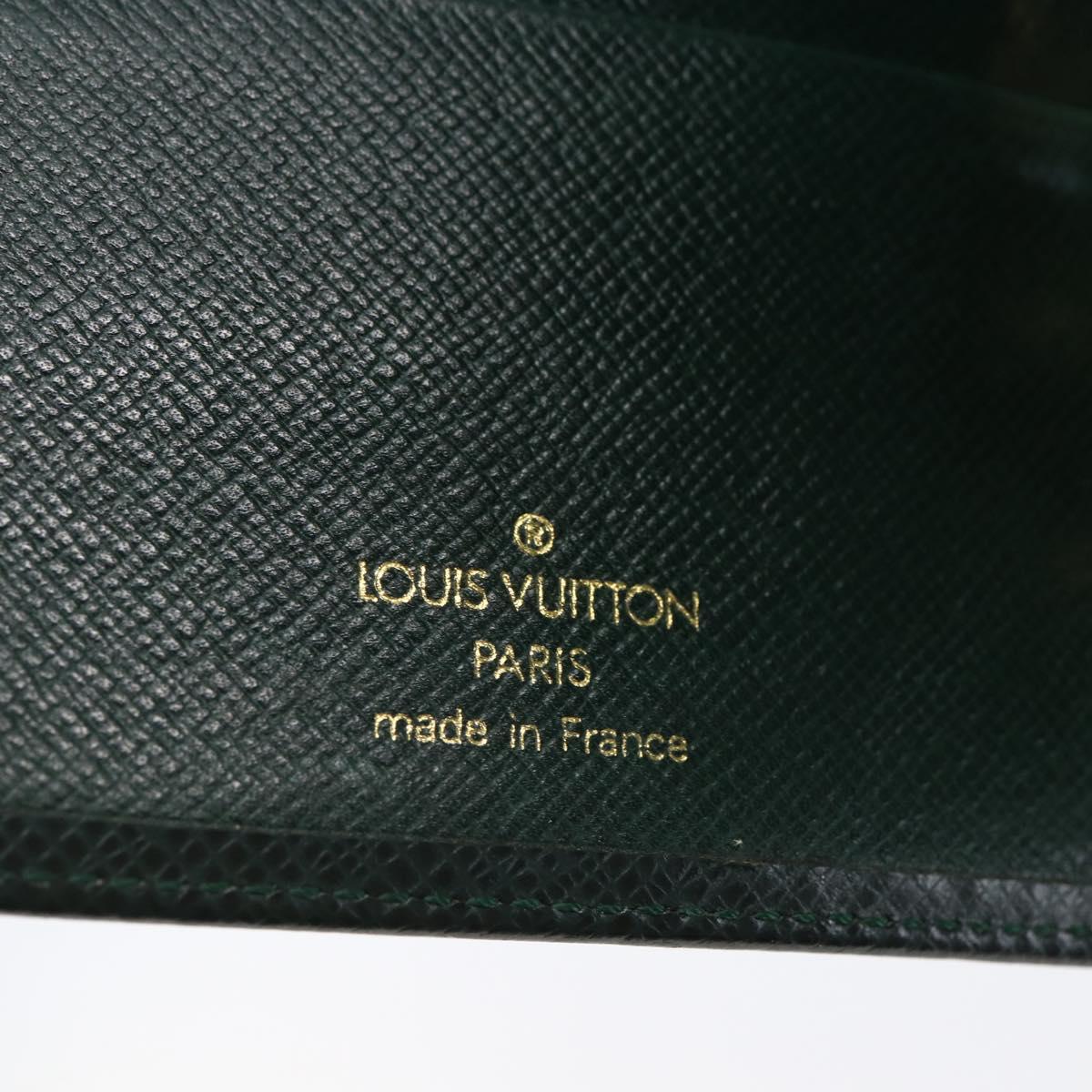 LOUIS VUITTON Taiga Agenda MM Day Planner Cover Epicea R20403 LV Auth bs29802