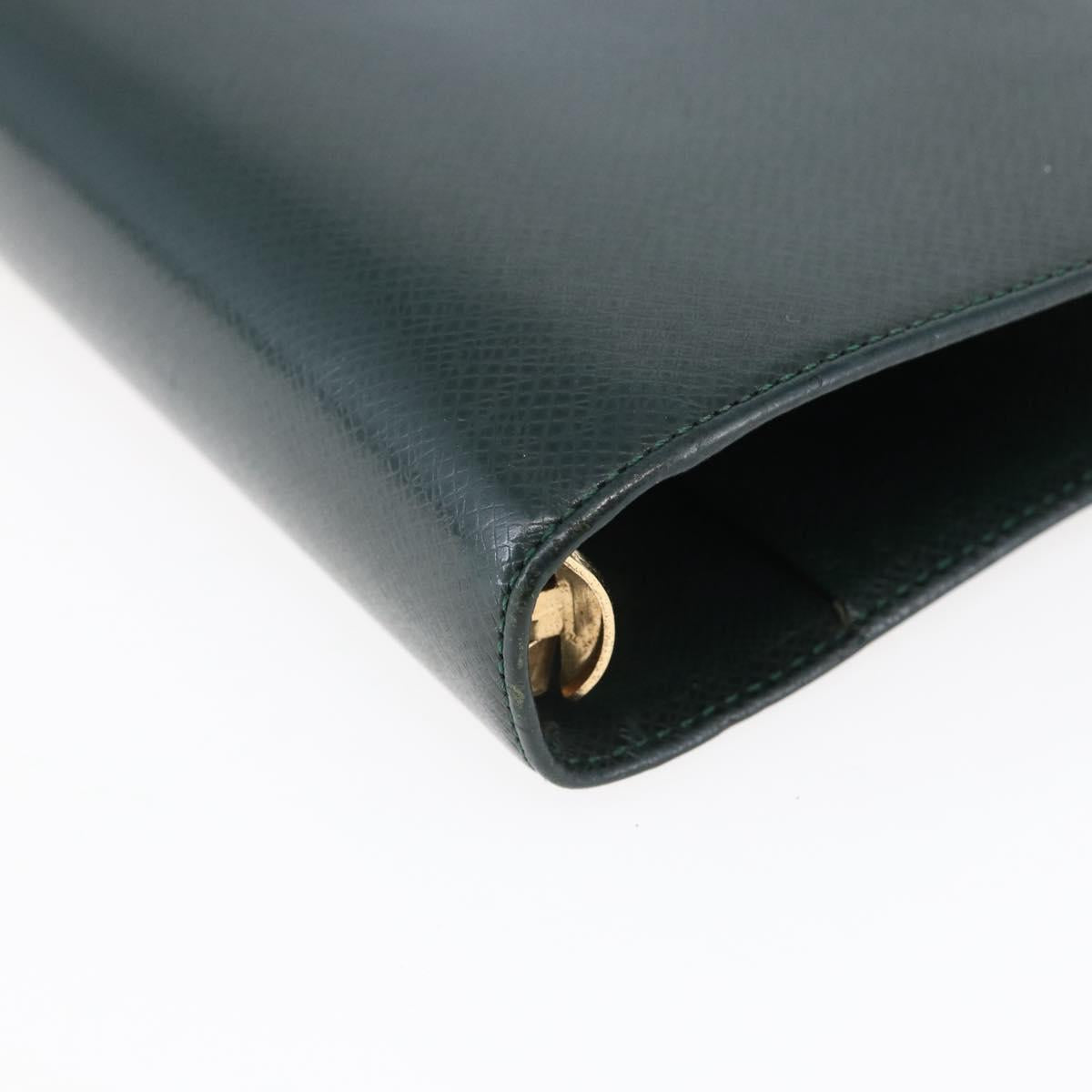 LOUIS VUITTON Taiga Agenda MM Day Planner Cover Epicea R20403 LV Auth bs29802