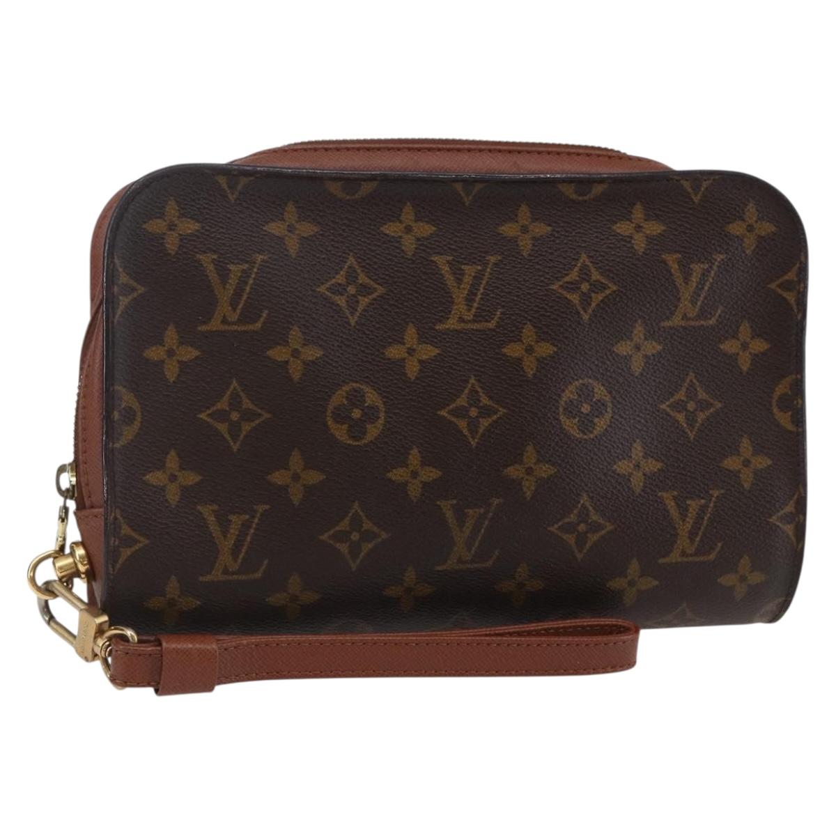 LOUIS VUITTON Monogram Orsay Clutch Bag M51790 LV Auth bs29820