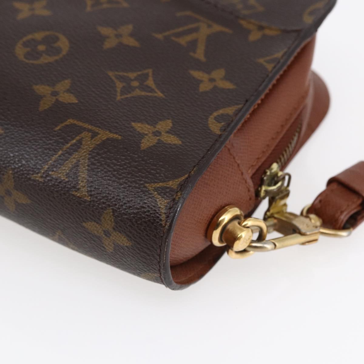 LOUIS VUITTON Monogram Orsay Clutch Bag M51790 LV Auth bs29820