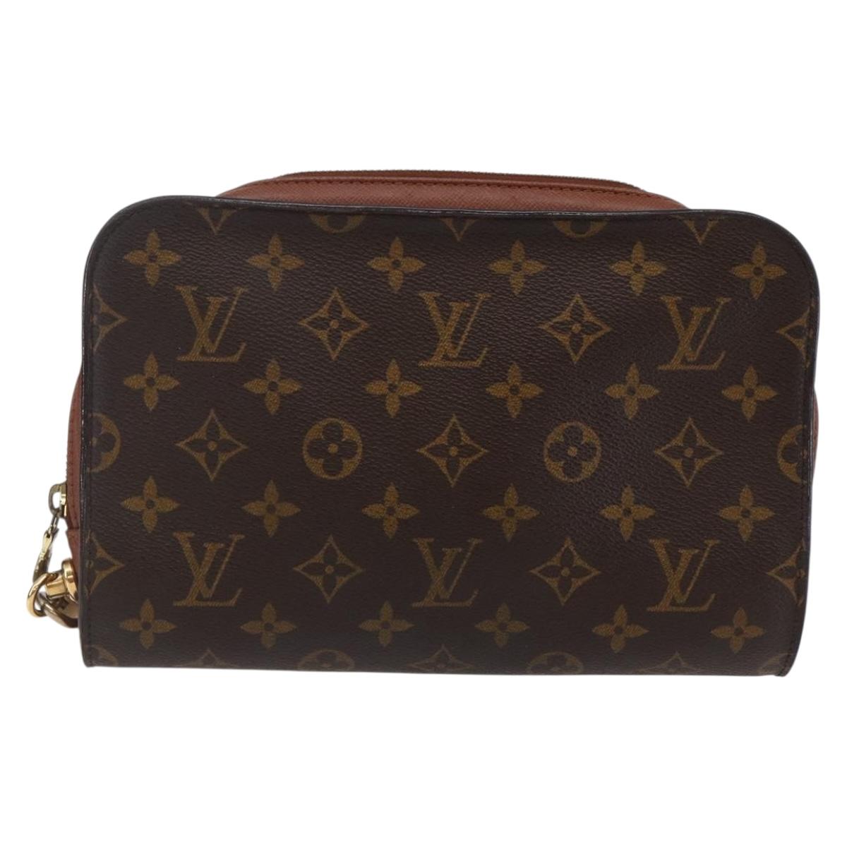 LOUIS VUITTON Monogram Orsay Clutch Bag M51790 LV Auth bs29820