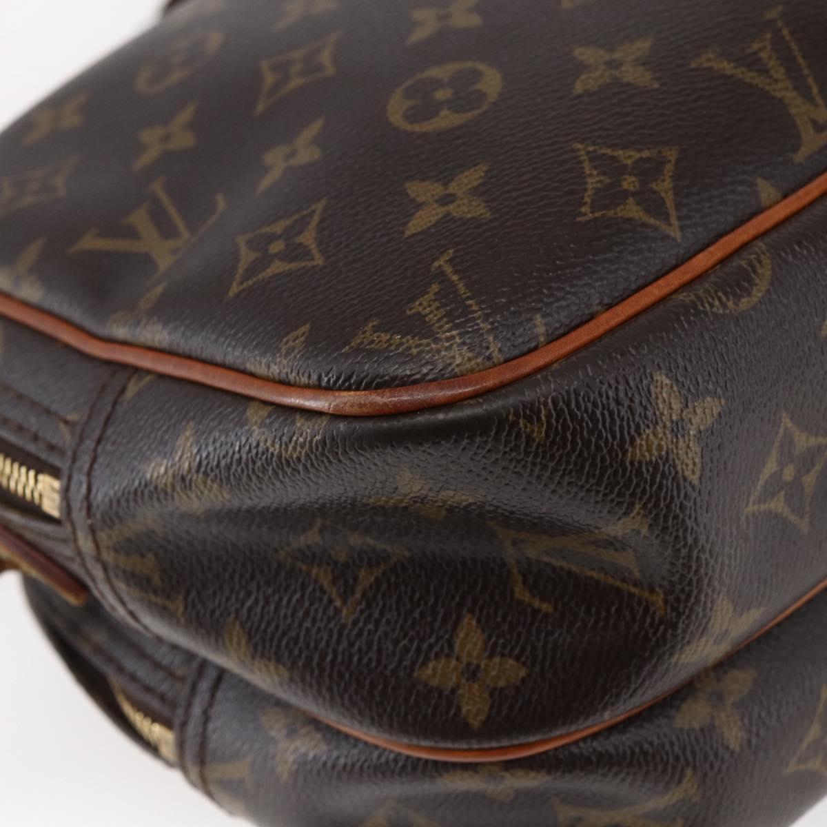 LOUIS VUITTON Monogram Reporter PM Shoulder Bag M45254 LV Auth bs29822