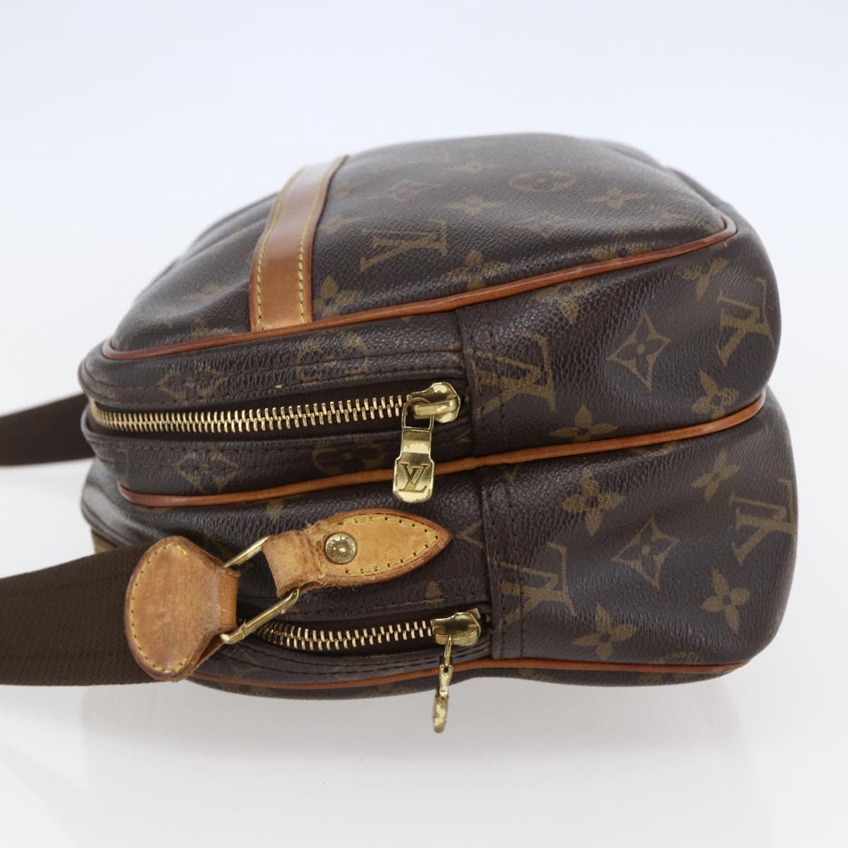 LOUIS VUITTON Monogram Reporter PM Shoulder Bag M45254 LV Auth bs29822