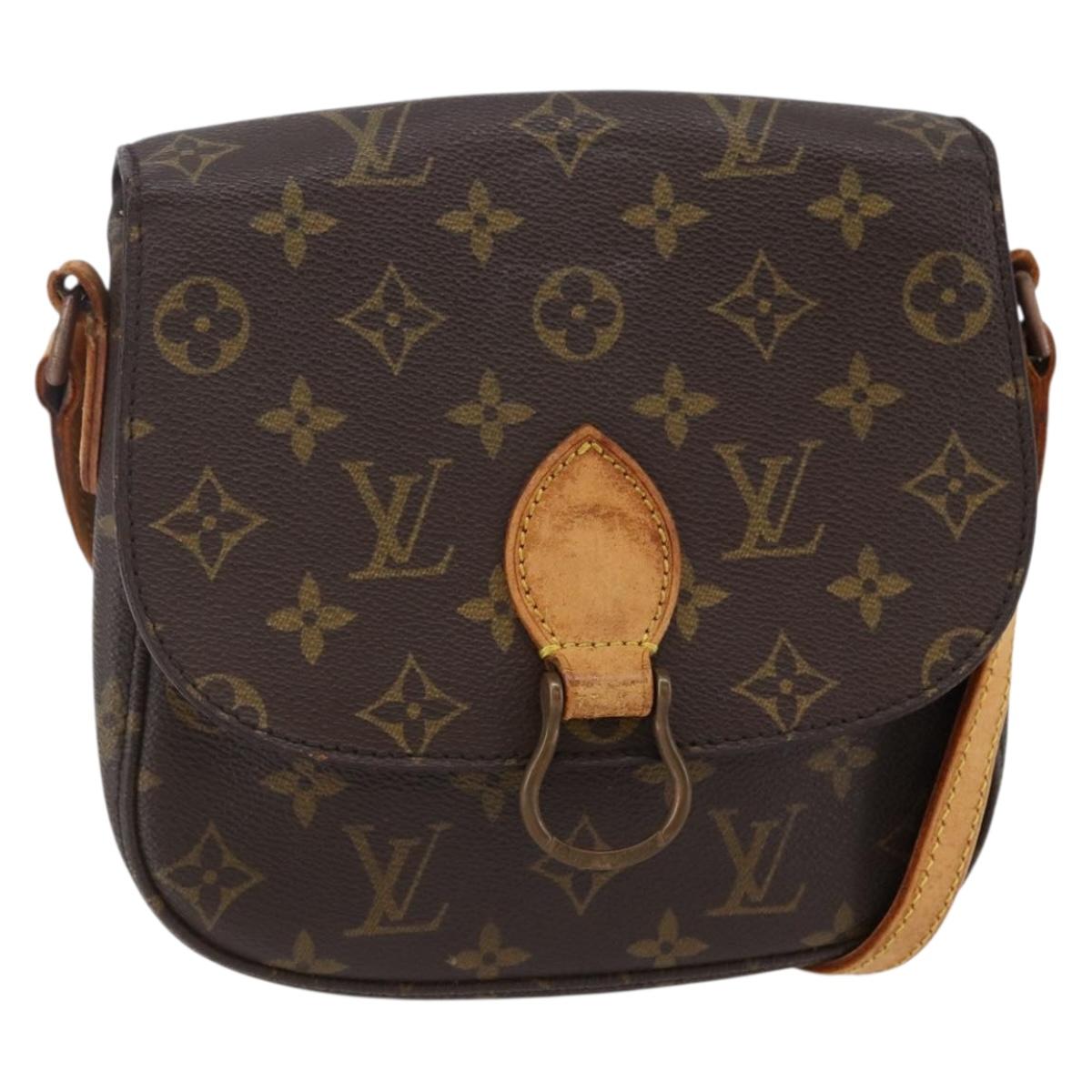 LOUIS VUITTON Monogram Saint Cloud MM Shoulder Bag M51243 LV Auth bs29823