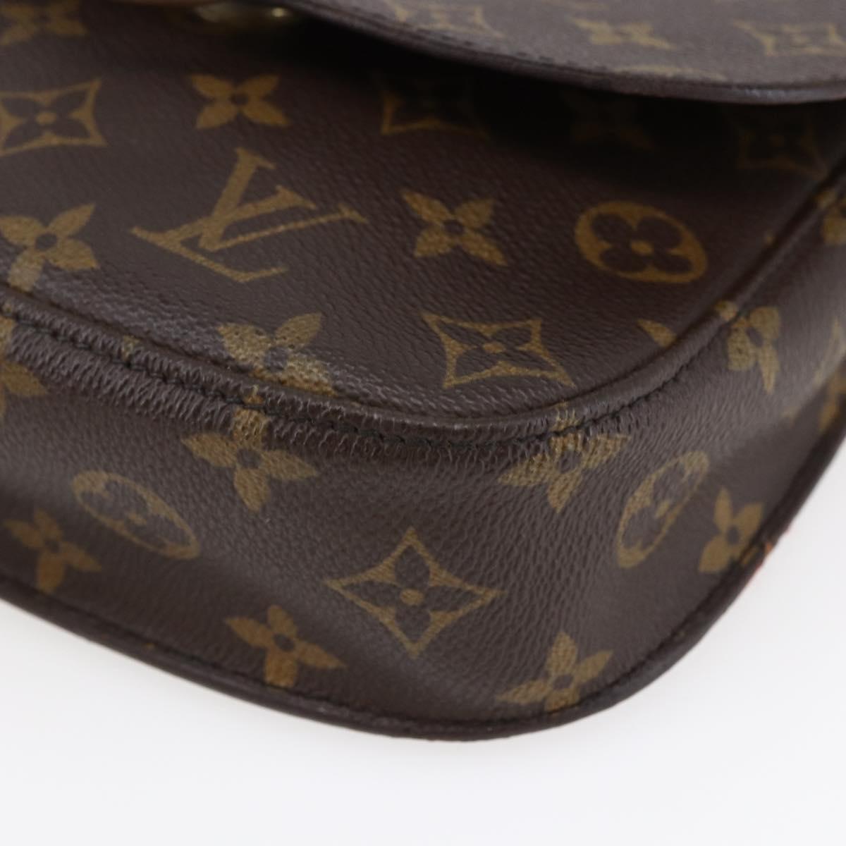 LOUIS VUITTON Monogram Saint Cloud MM Shoulder Bag M51243 LV Auth bs29823