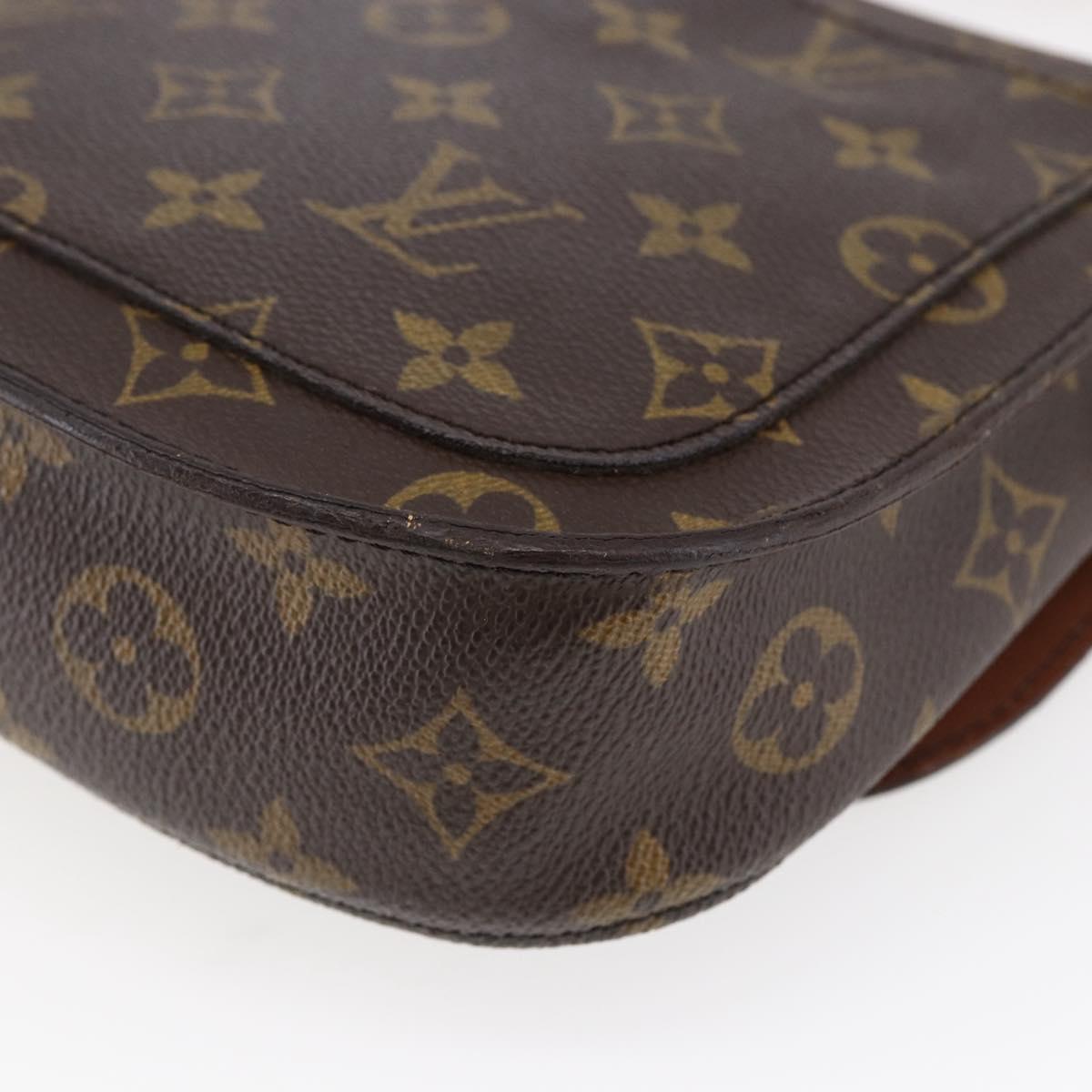LOUIS VUITTON Monogram Saint Cloud MM Shoulder Bag M51243 LV Auth bs29823