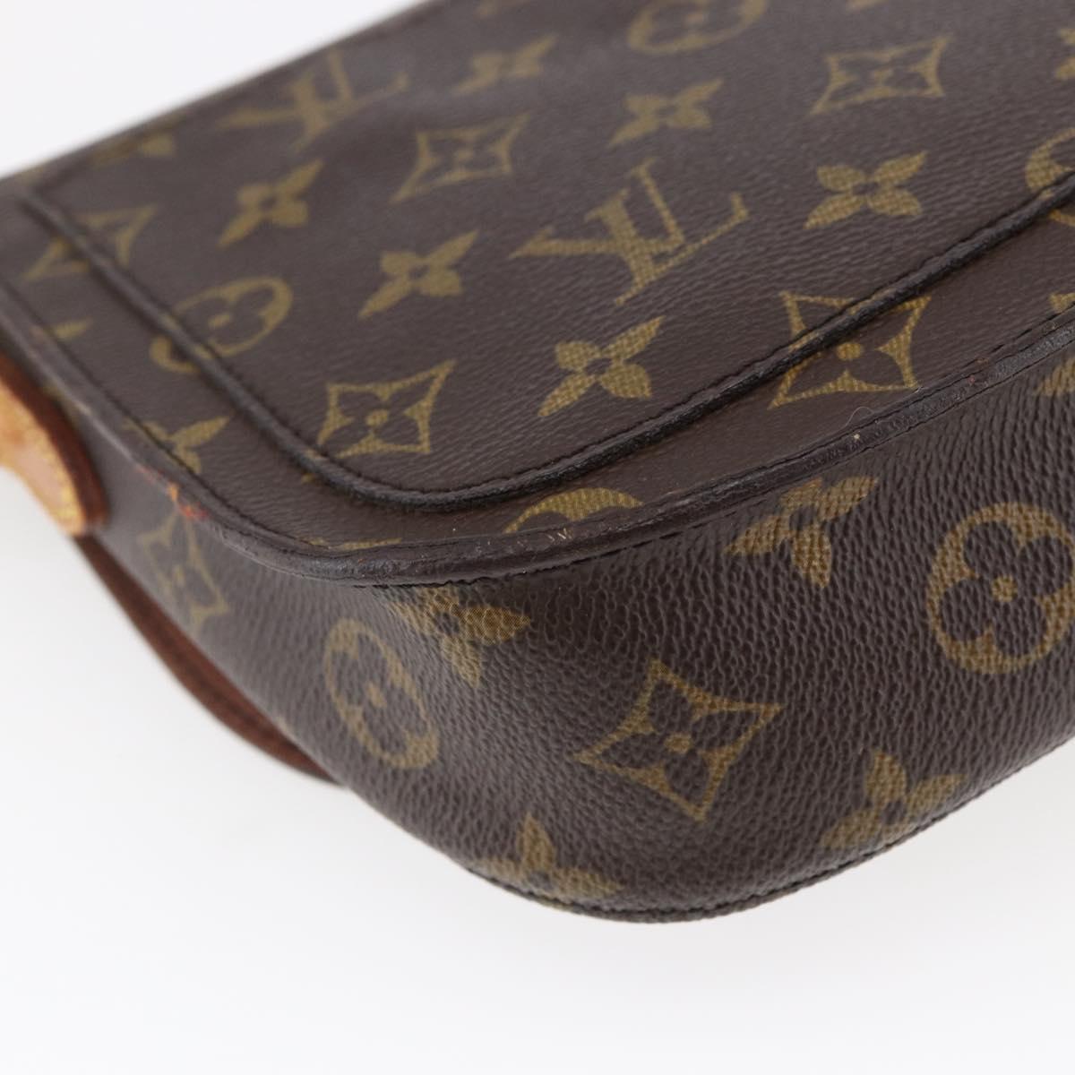 LOUIS VUITTON Monogram Saint Cloud MM Shoulder Bag M51243 LV Auth bs29823