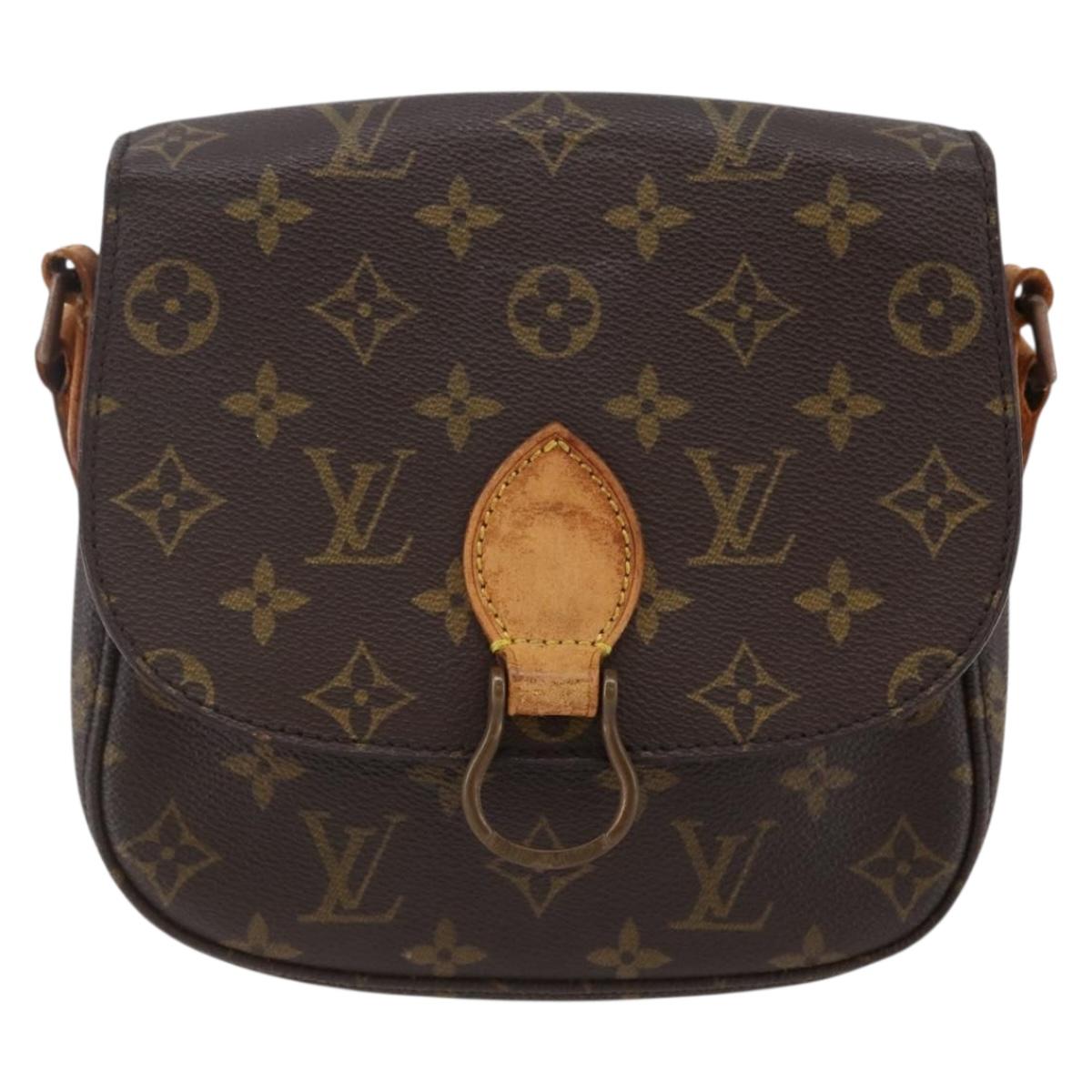 LOUIS VUITTON Monogram Saint Cloud MM Shoulder Bag M51243 LV Auth bs29823