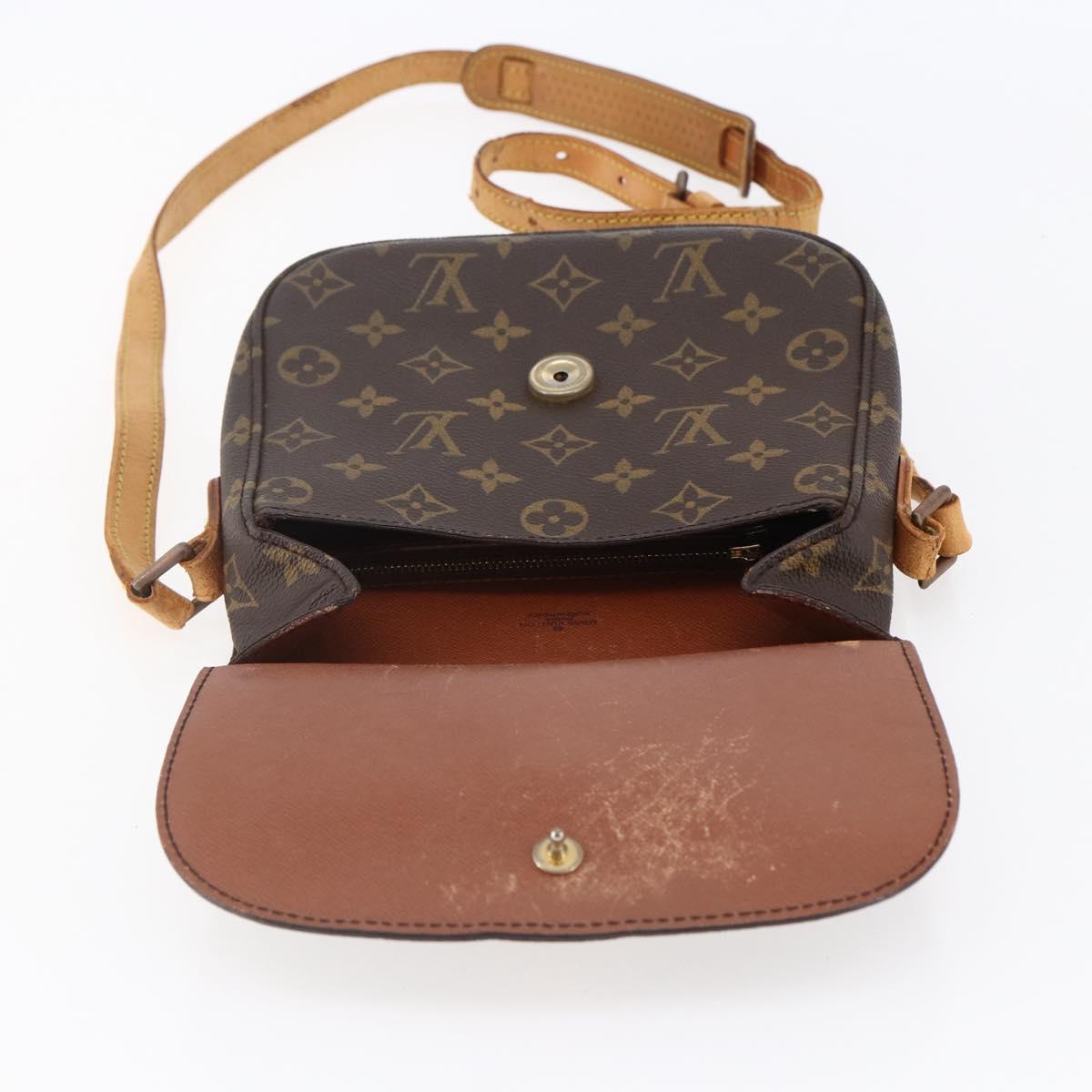 LOUIS VUITTON Monogram Saint Cloud MM Shoulder Bag M51243 LV Auth bs29823