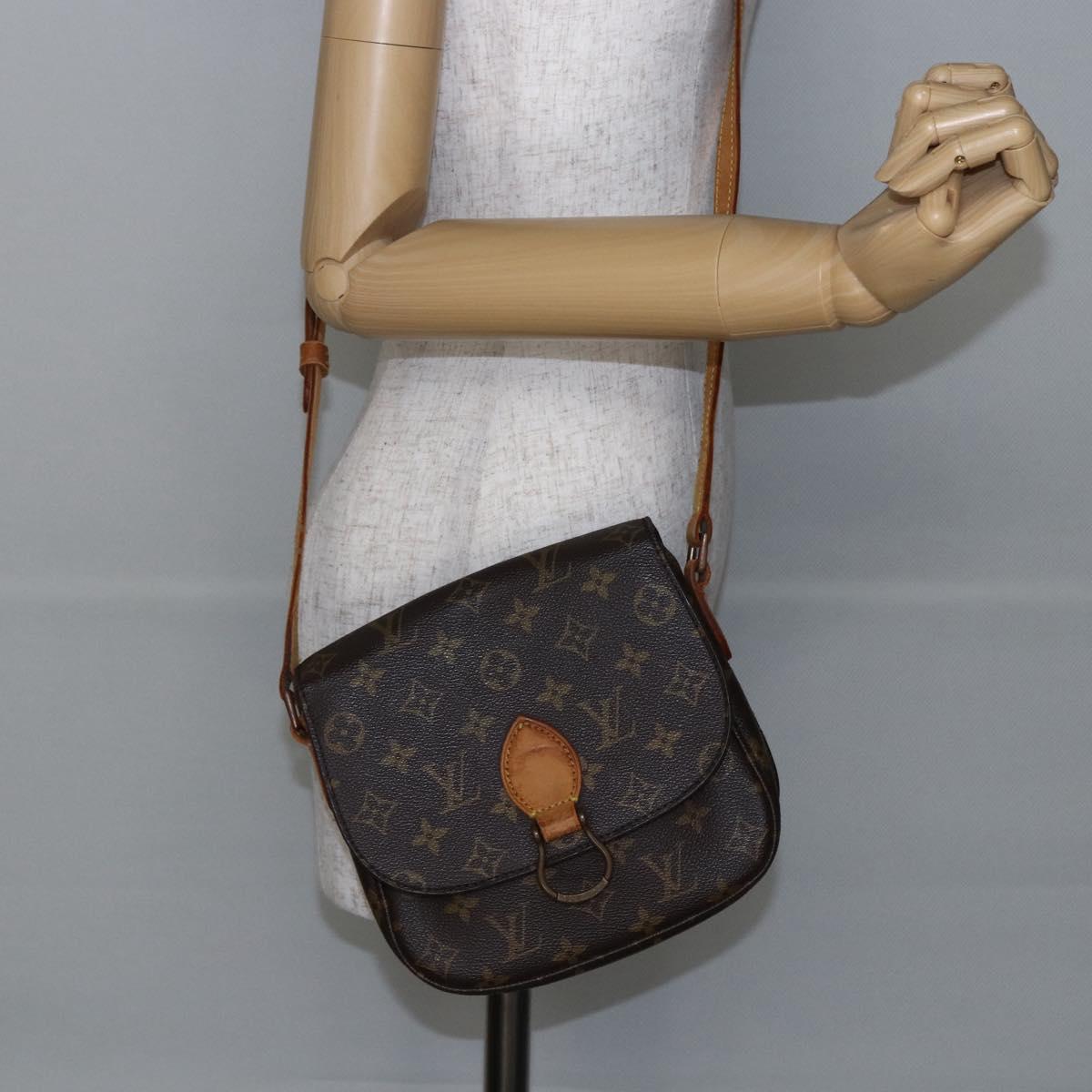 LOUIS VUITTON Monogram Saint Cloud MM Shoulder Bag M51243 LV Auth bs29823