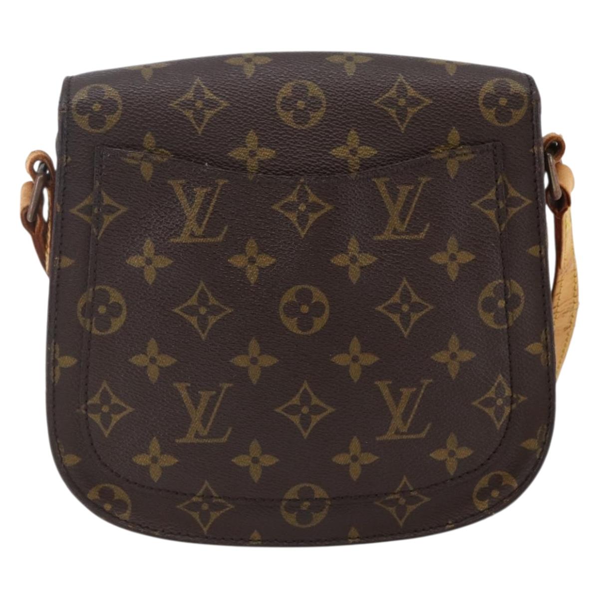 LOUIS VUITTON Monogram Saint Cloud MM Shoulder Bag M51243 LV Auth bs29823