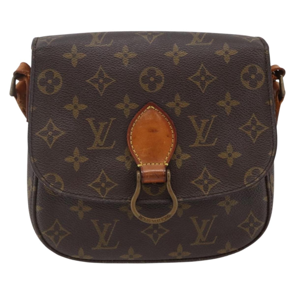 LOUIS VUITTON Monogram Saint Cloud MM Shoulder Bag M51243 LV Auth bs29824