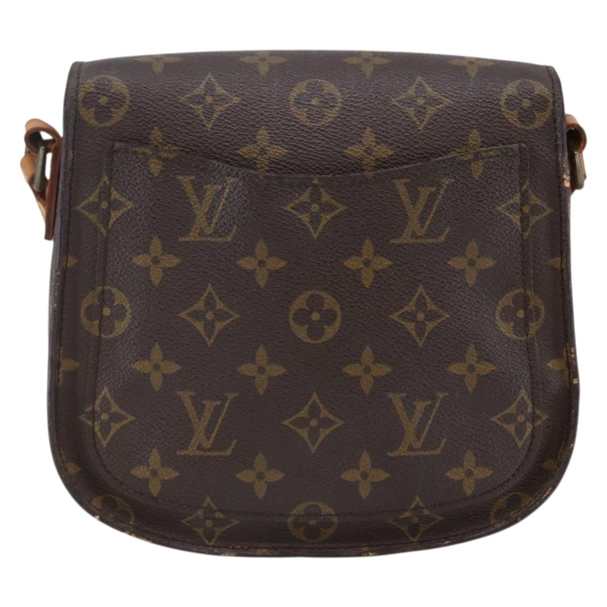 LOUIS VUITTON Monogram Saint Cloud MM Shoulder Bag M51243 LV Auth bs29824