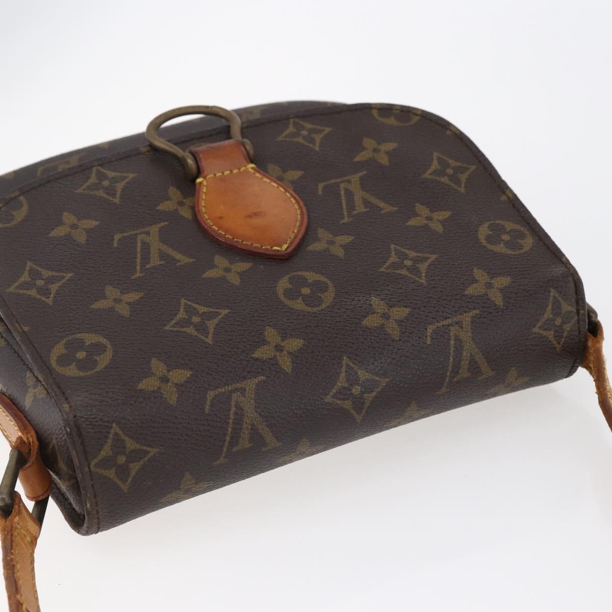 LOUIS VUITTON Monogram Saint Cloud MM Shoulder Bag M51243 LV Auth bs29824