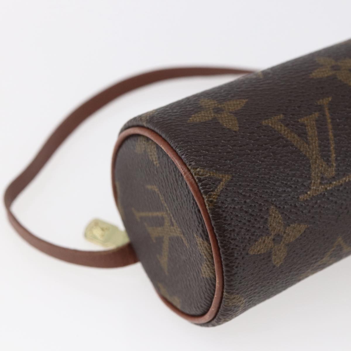 LOUIS VUITTON Monogram Papillon Pouch Pouch LV Auth bs29825