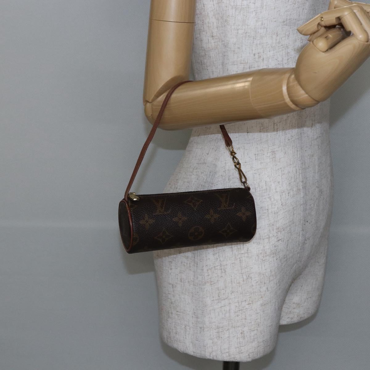 LOUIS VUITTON Monogram Papillon Pouch Pouch LV Auth bs29825
