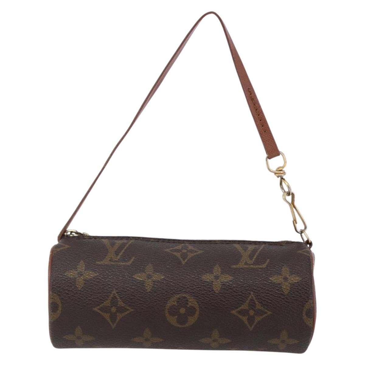 LOUIS VUITTON Monogram Papillon Pouch Pouch LV Auth bs29825