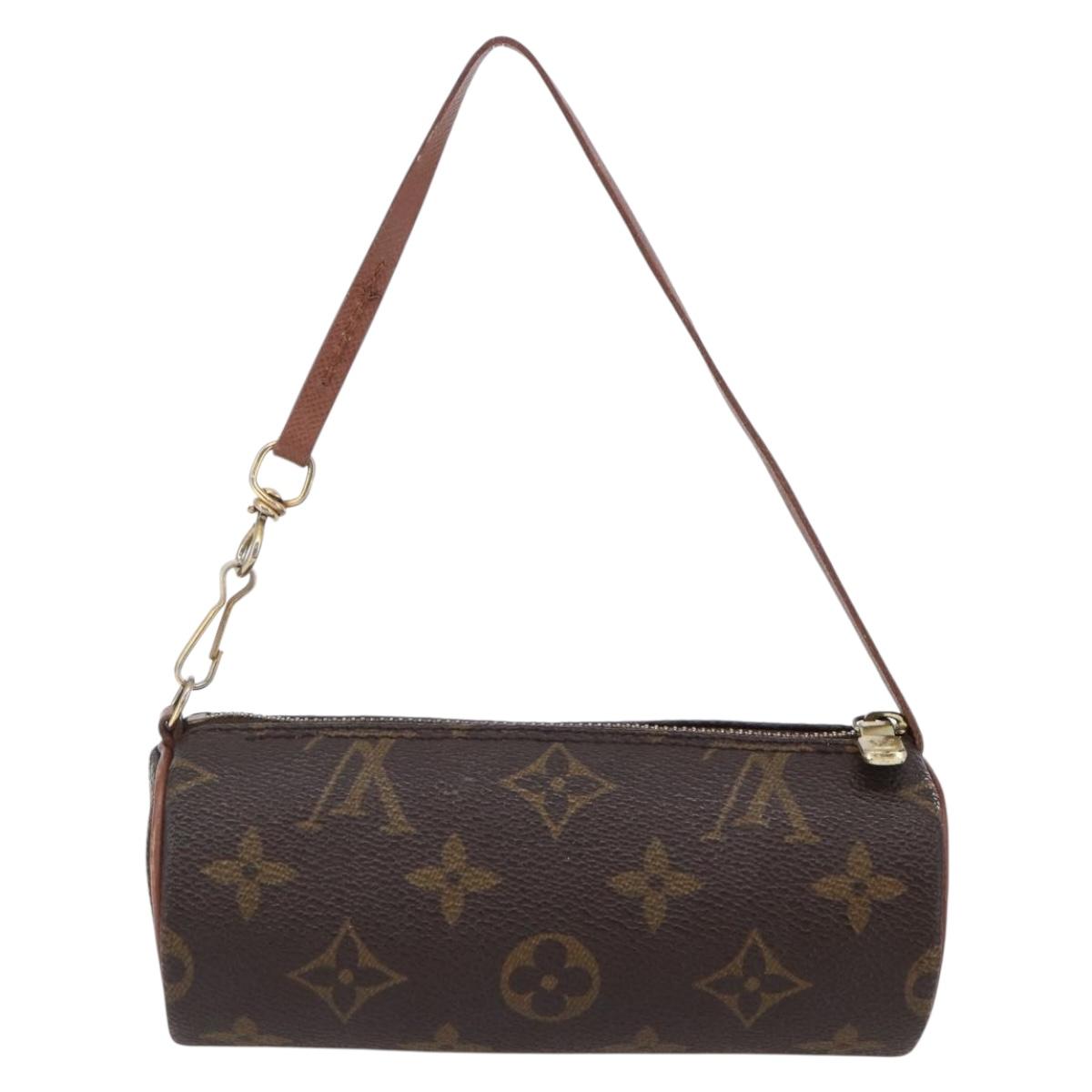 LOUIS VUITTON Monogram Papillon Pouch Pouch LV Auth bs29825
