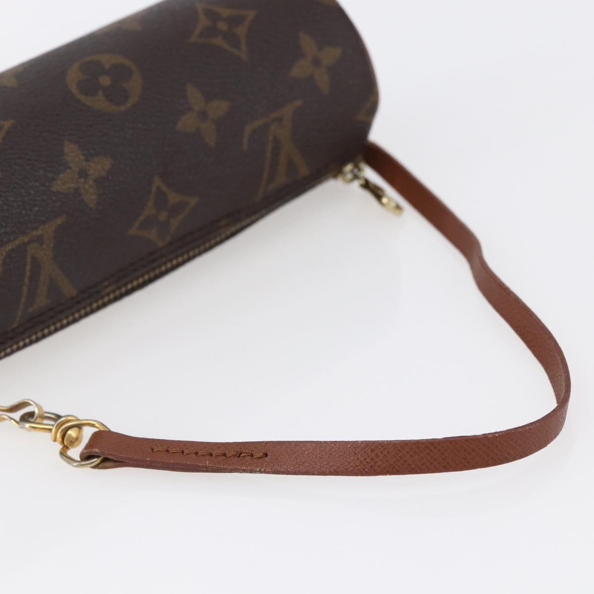 LOUIS VUITTON Monogram Papillon Pouch Pouch LV Auth bs29825