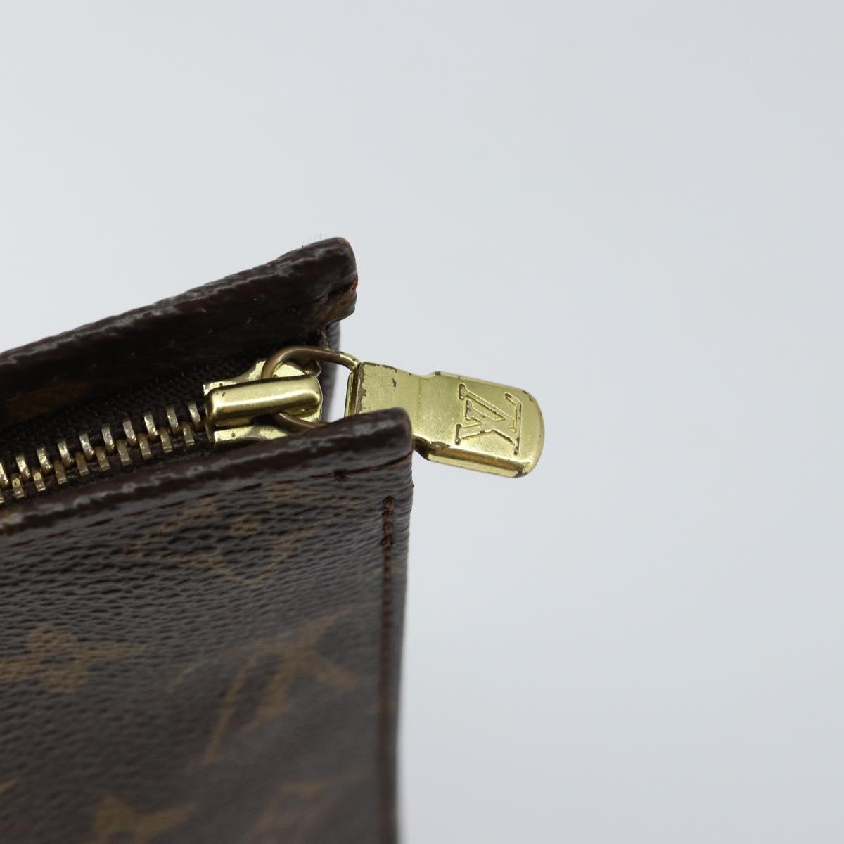 LOUIS VUITTON Monogram Poche Toilette 19 Pouch M47544 LV Auth bs29845