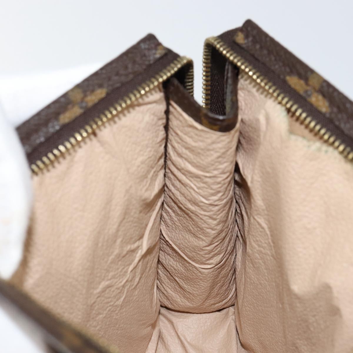 LOUIS VUITTON Monogram Poche Toilette 19 Pouch M47544 LV Auth bs29845