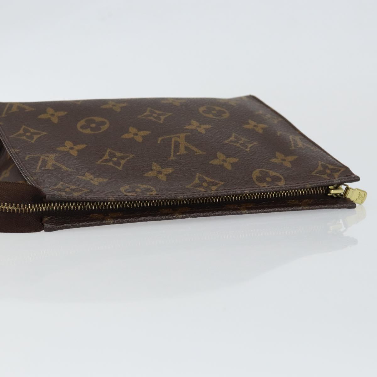 LOUIS VUITTON Monogram Poche Toilette 19 Pouch M47544 LV Auth bs29845