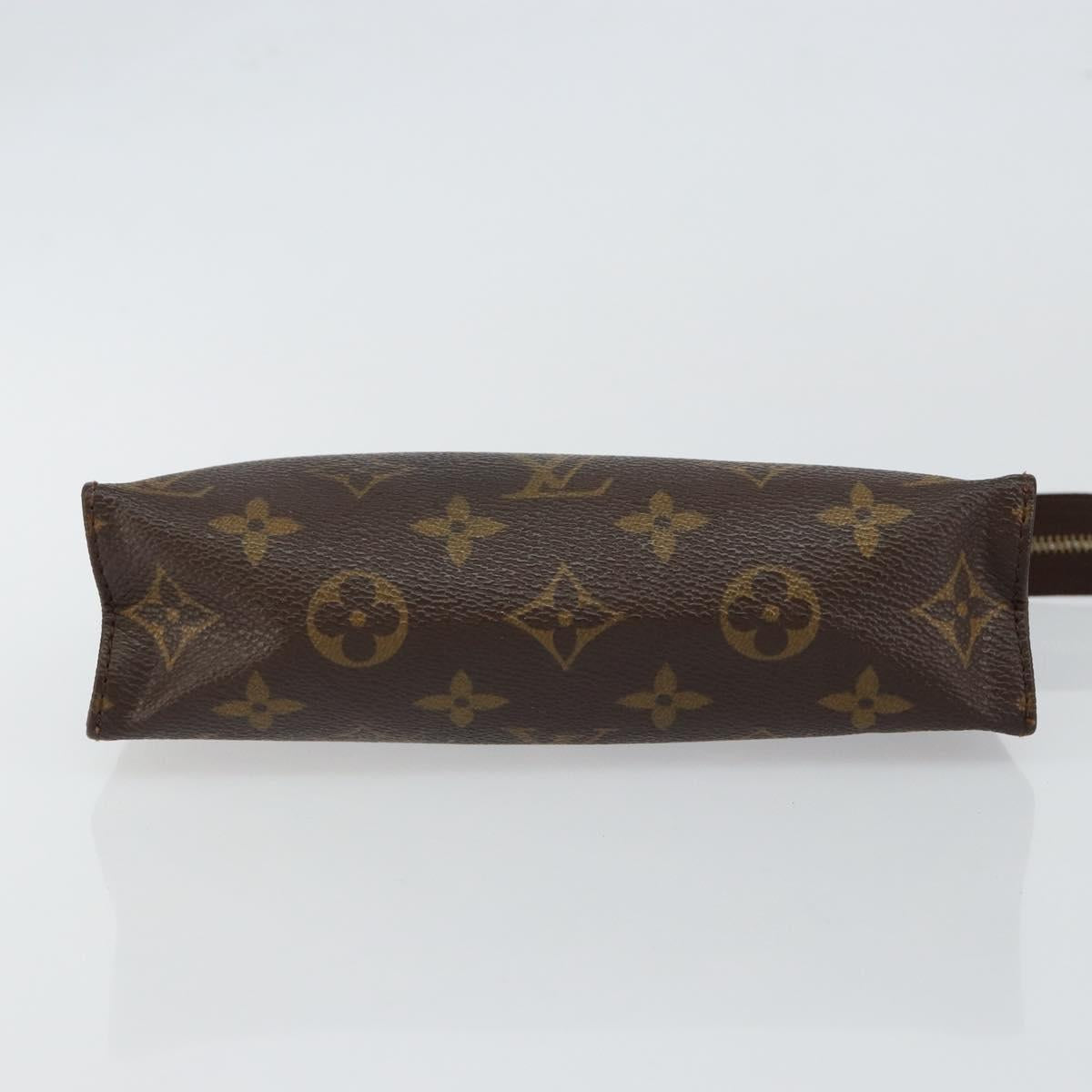LOUIS VUITTON Monogram Poche Toilette 19 Pouch M47544 LV Auth bs29845