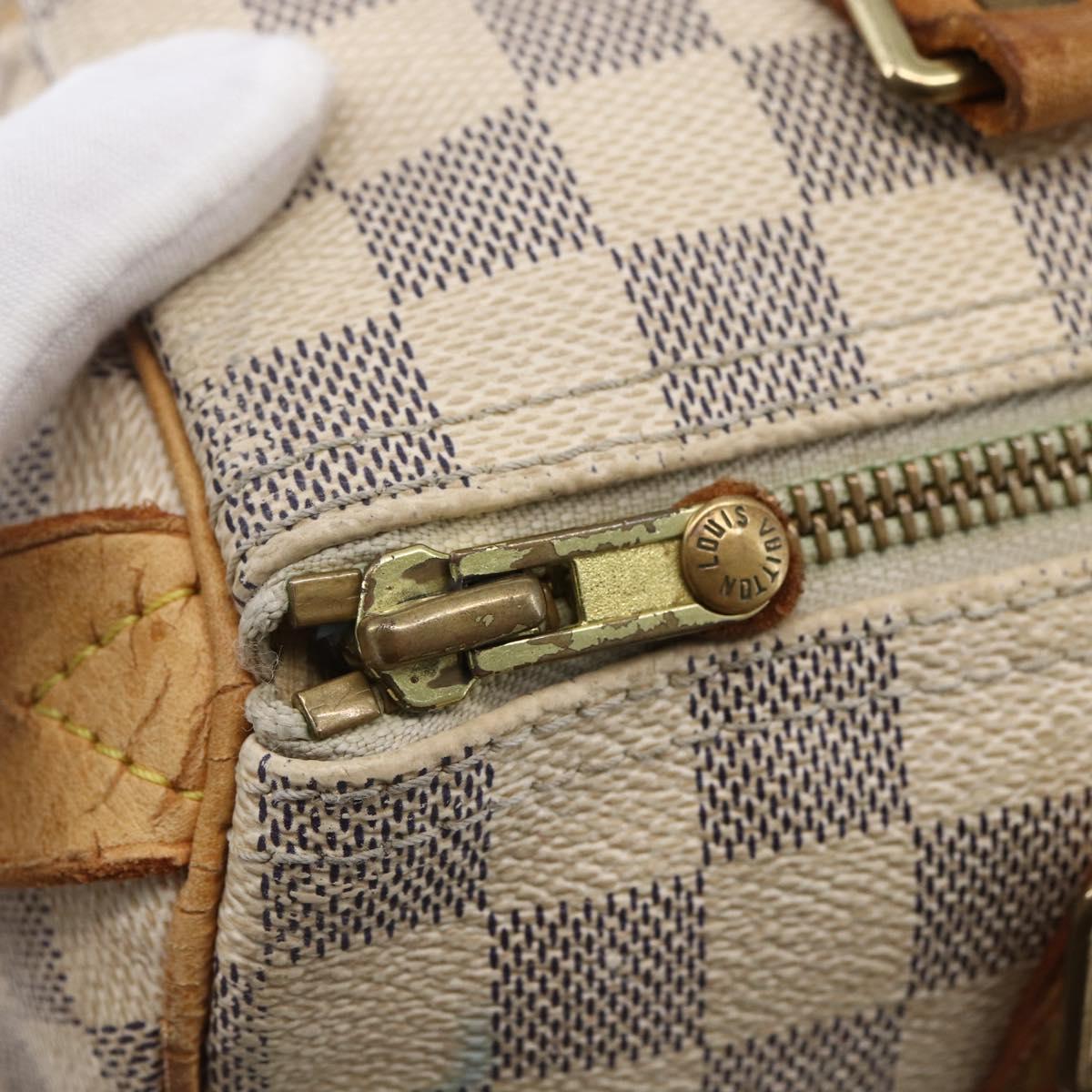 LOUIS VUITTON Damier Azur Speedy 25 Hand Bag N41534 LV Auth bs29847