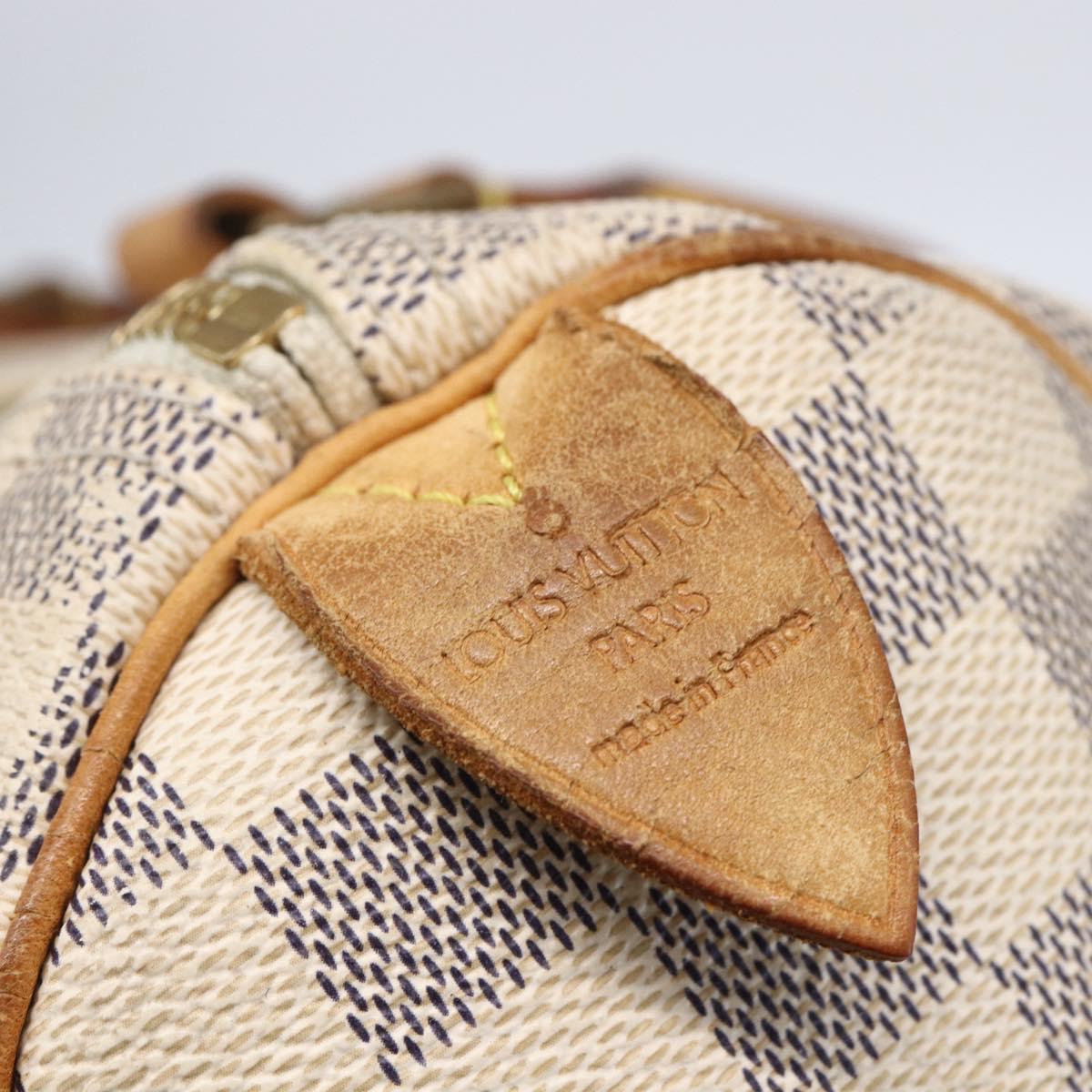LOUIS VUITTON Damier Azur Speedy 25 Hand Bag N41534 LV Auth bs29847