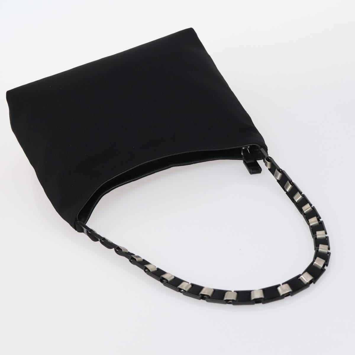 Salvatore Ferragamo Bag Enamel Leather Nylon 5Set Black Khaki pink Auth bs29853