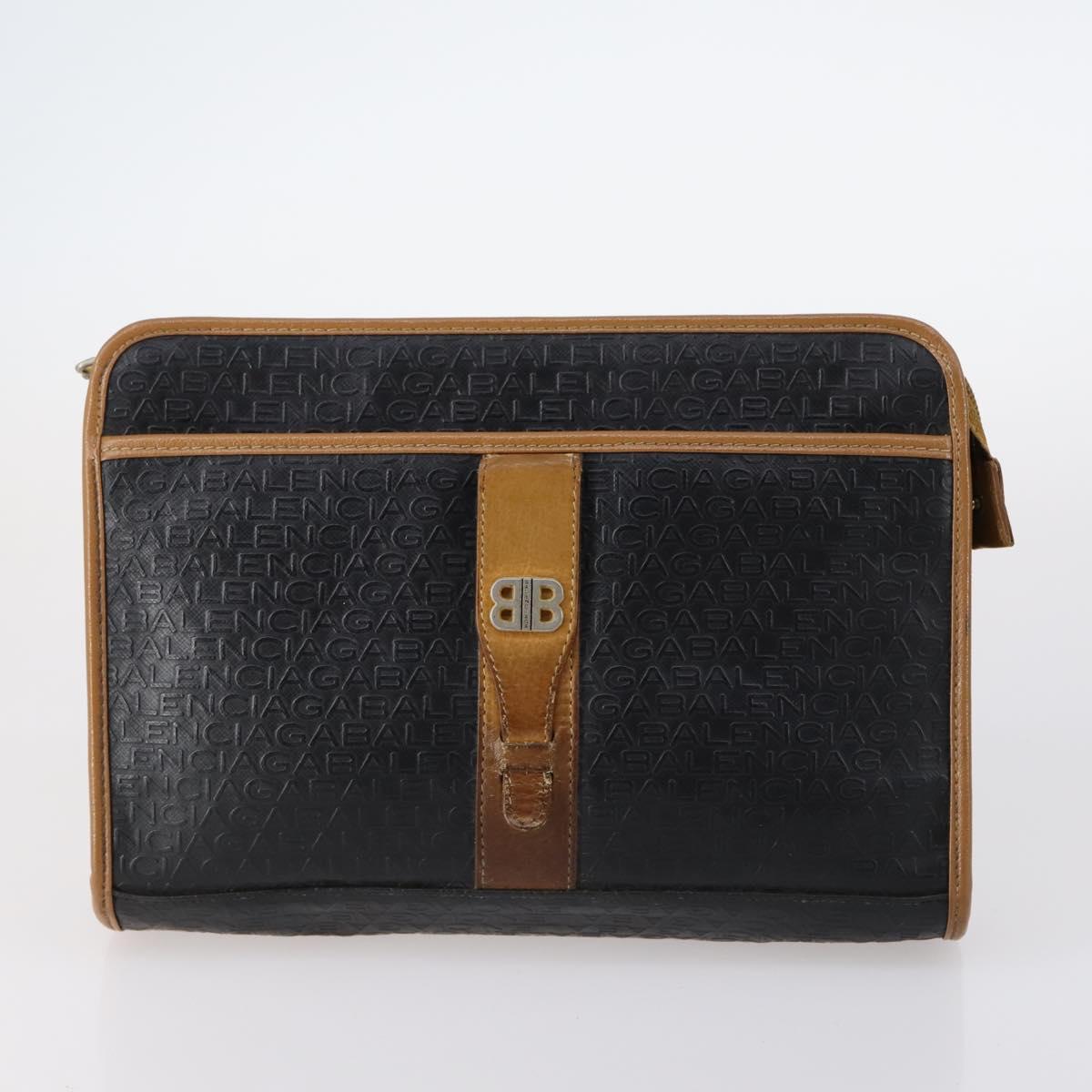 BALENCIAGA VALENTINO GIVENCHY Bag Leather Canvas 7Set Brown Black Auth bs29863