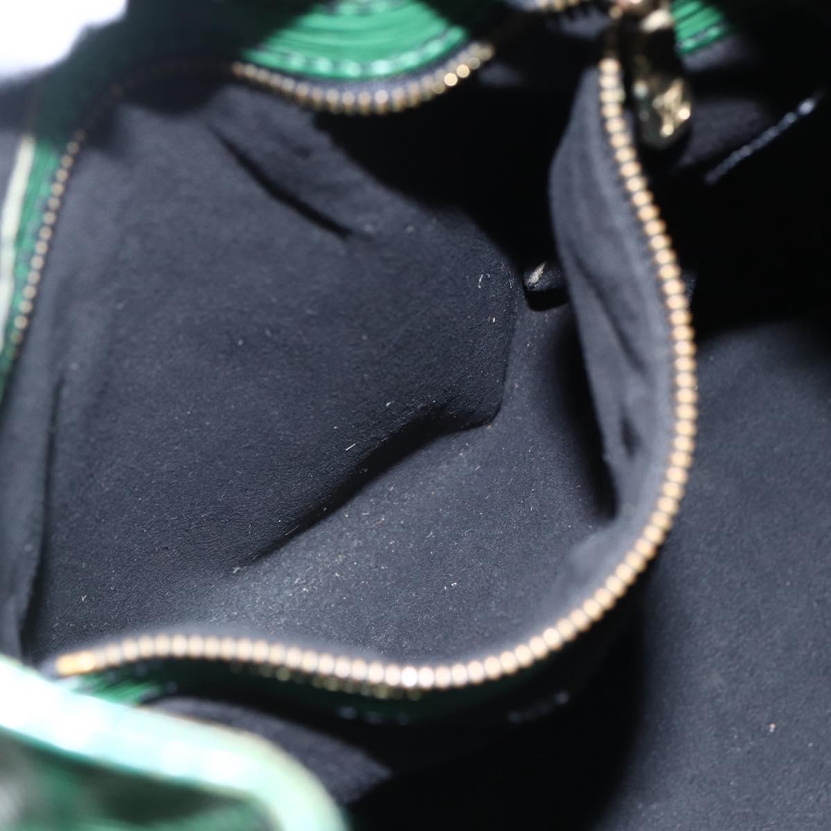 LOUIS VUITTON Epi Petit Noe Shoulder Bag Green M44104 LV Auth bs29867