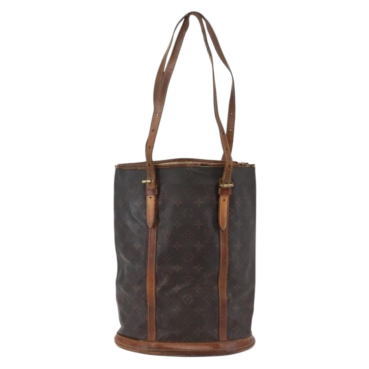 LOUIS VUITTON Monogram Bucket GM Shoulder Bag M42236 LV Auth bs29870