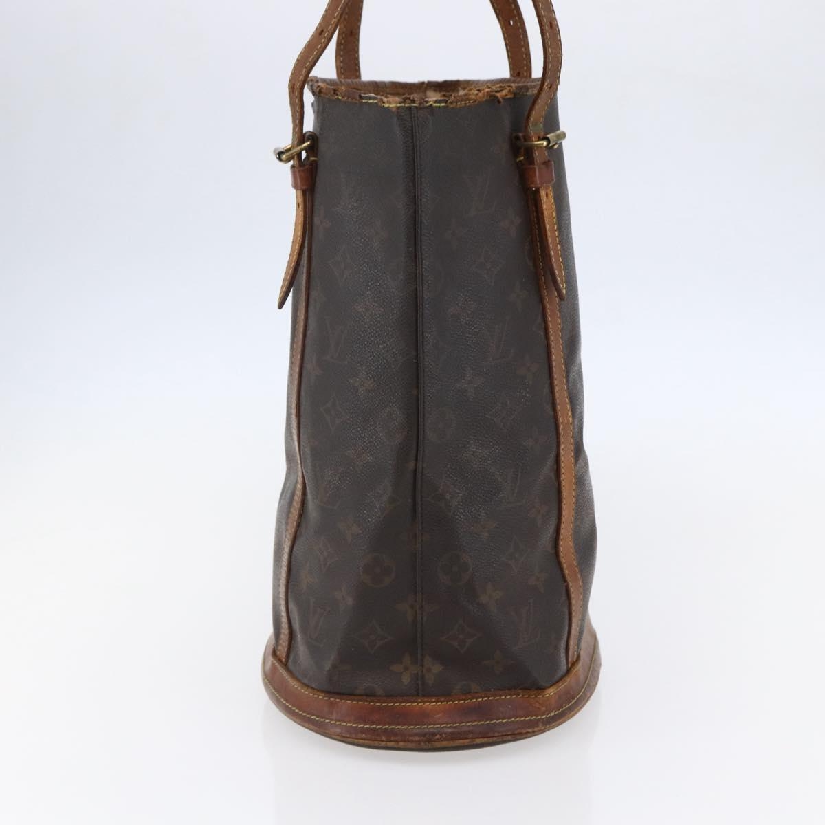 LOUIS VUITTON Monogram Bucket GM Shoulder Bag M42236 LV Auth bs29870