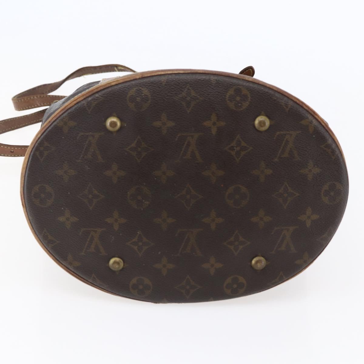 LOUIS VUITTON Monogram Bucket GM Shoulder Bag M42236 LV Auth bs29870