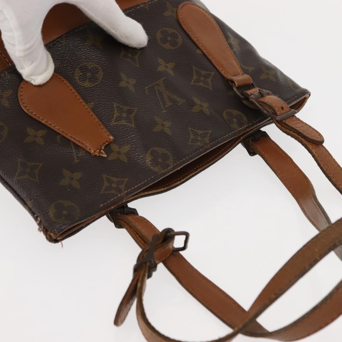 LOUIS VUITTON Monogram Bucket PM Shoulder Bag USA limited M42238 LV Auth bs29875
