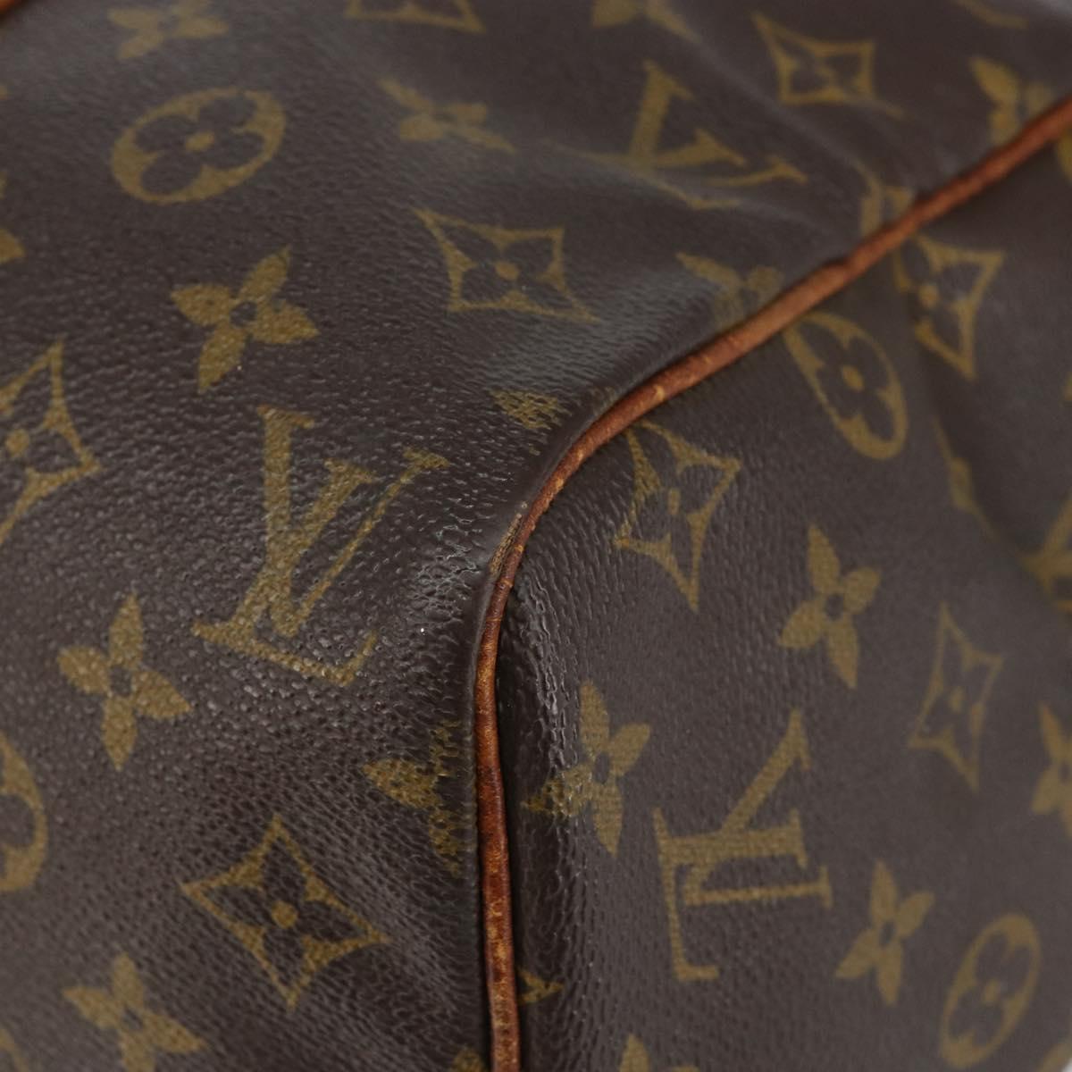 LOUIS VUITTON Monogram Sac Souple 35 Boston Bag M41626 LV Auth bs29876