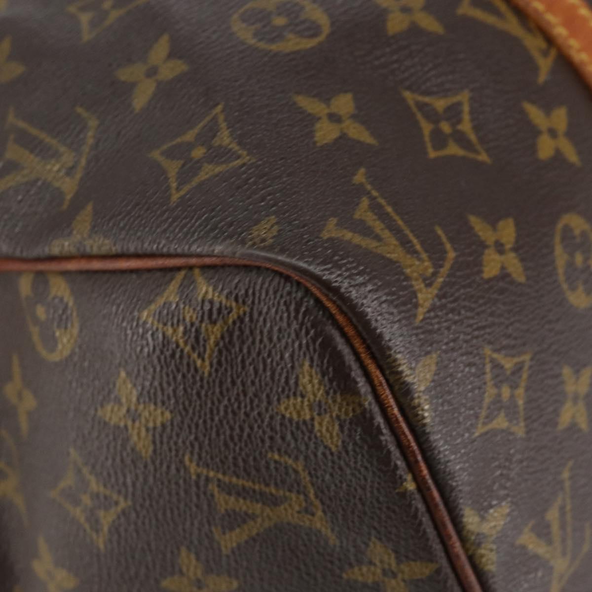 LOUIS VUITTON Monogram Sac Souple 35 Boston Bag M41626 LV Auth bs29876